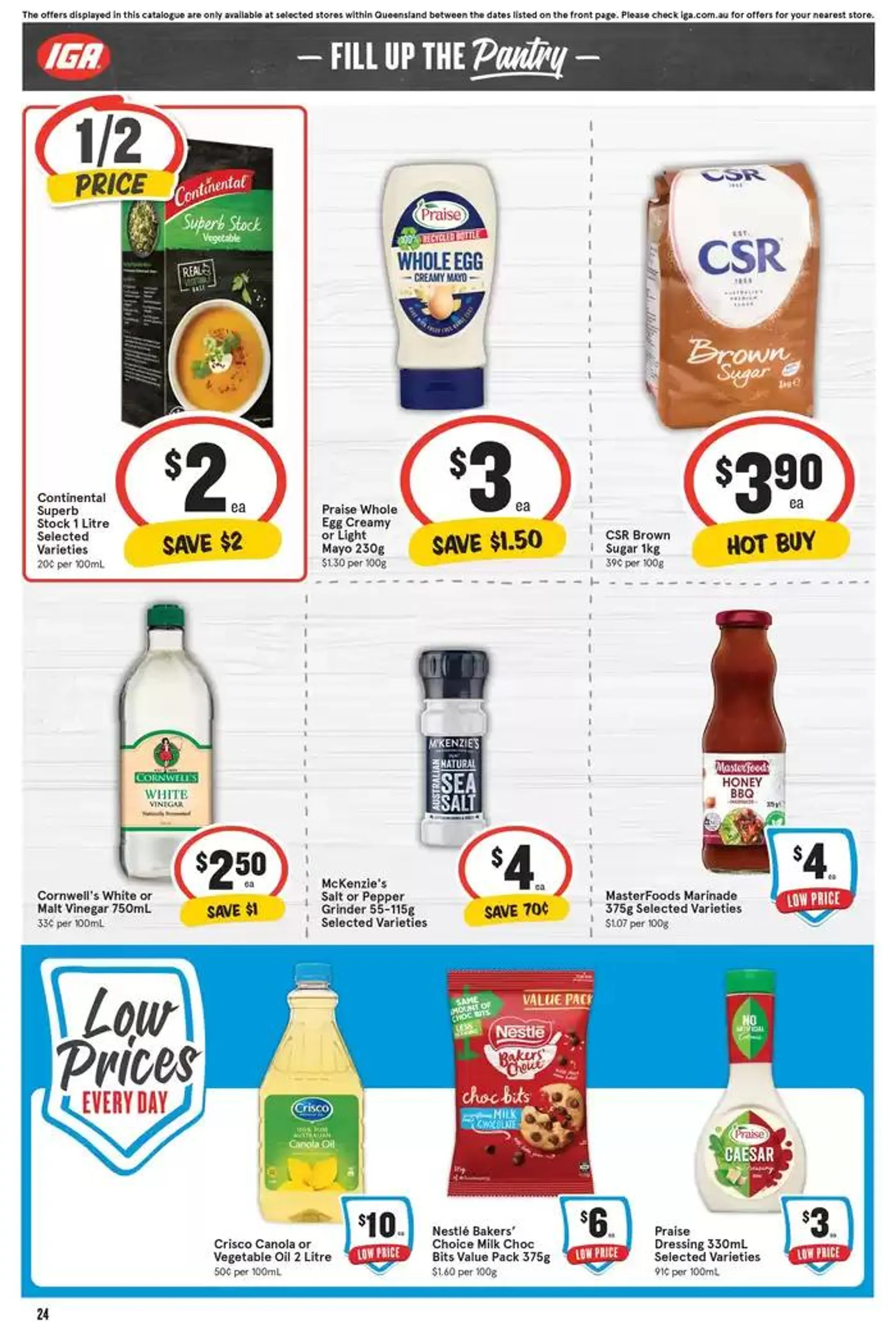 IGA - 1/2 Price - 25/09 - Catalogue valid from 25 September to 1 October 2024 - page 24