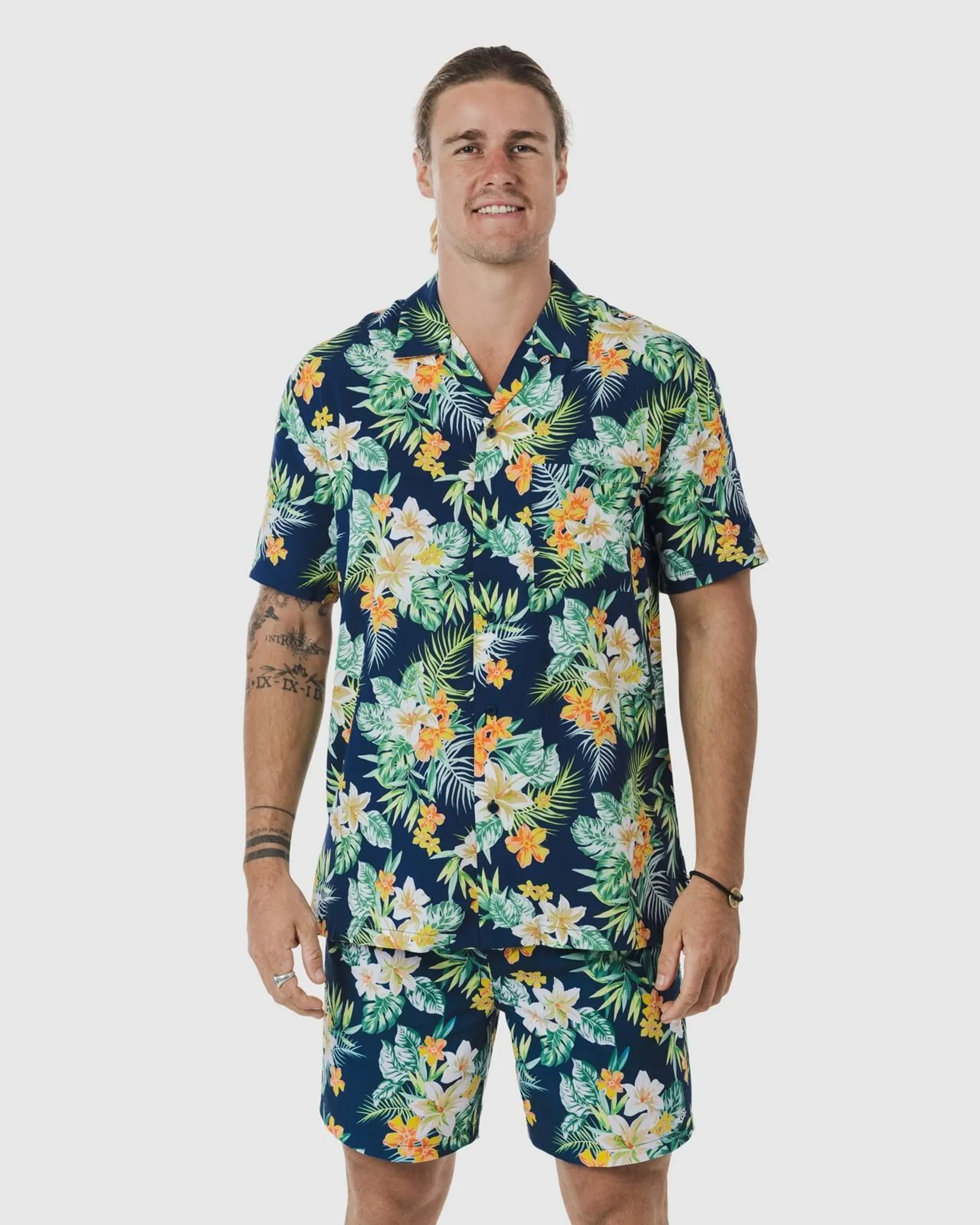 Tropical Resort Shirt - Piping Hot