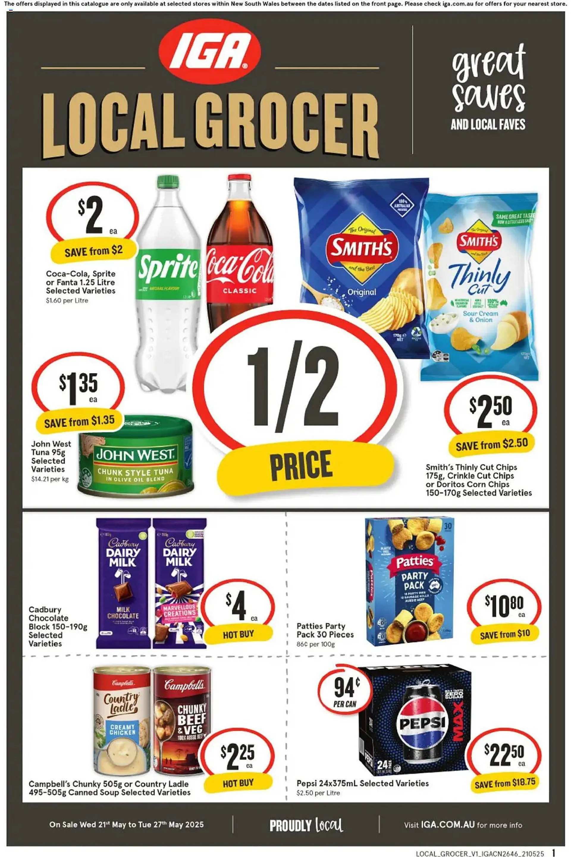 IGA catalogue - 1