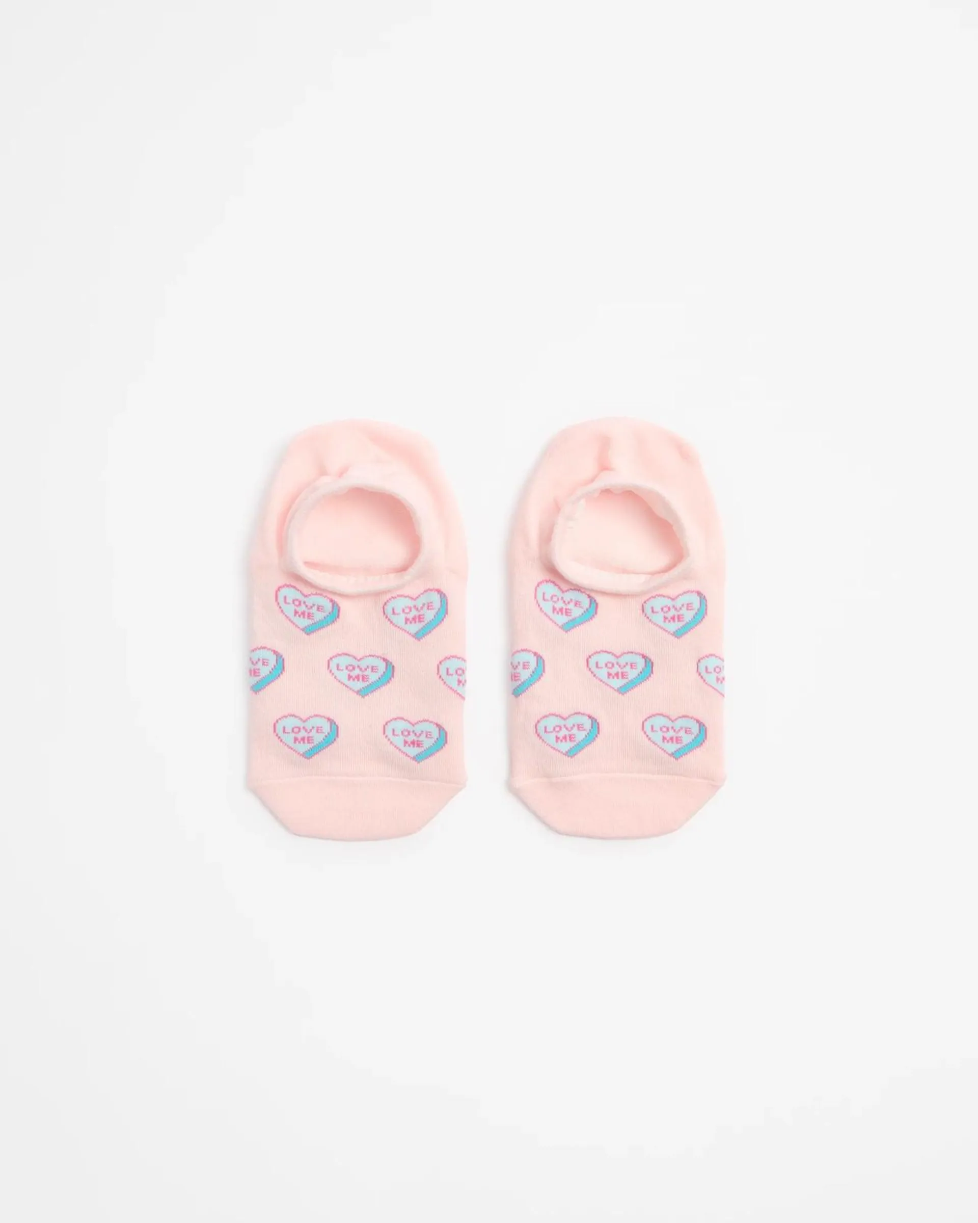 Candy Hearts Printed Sockettes - AC-Lab