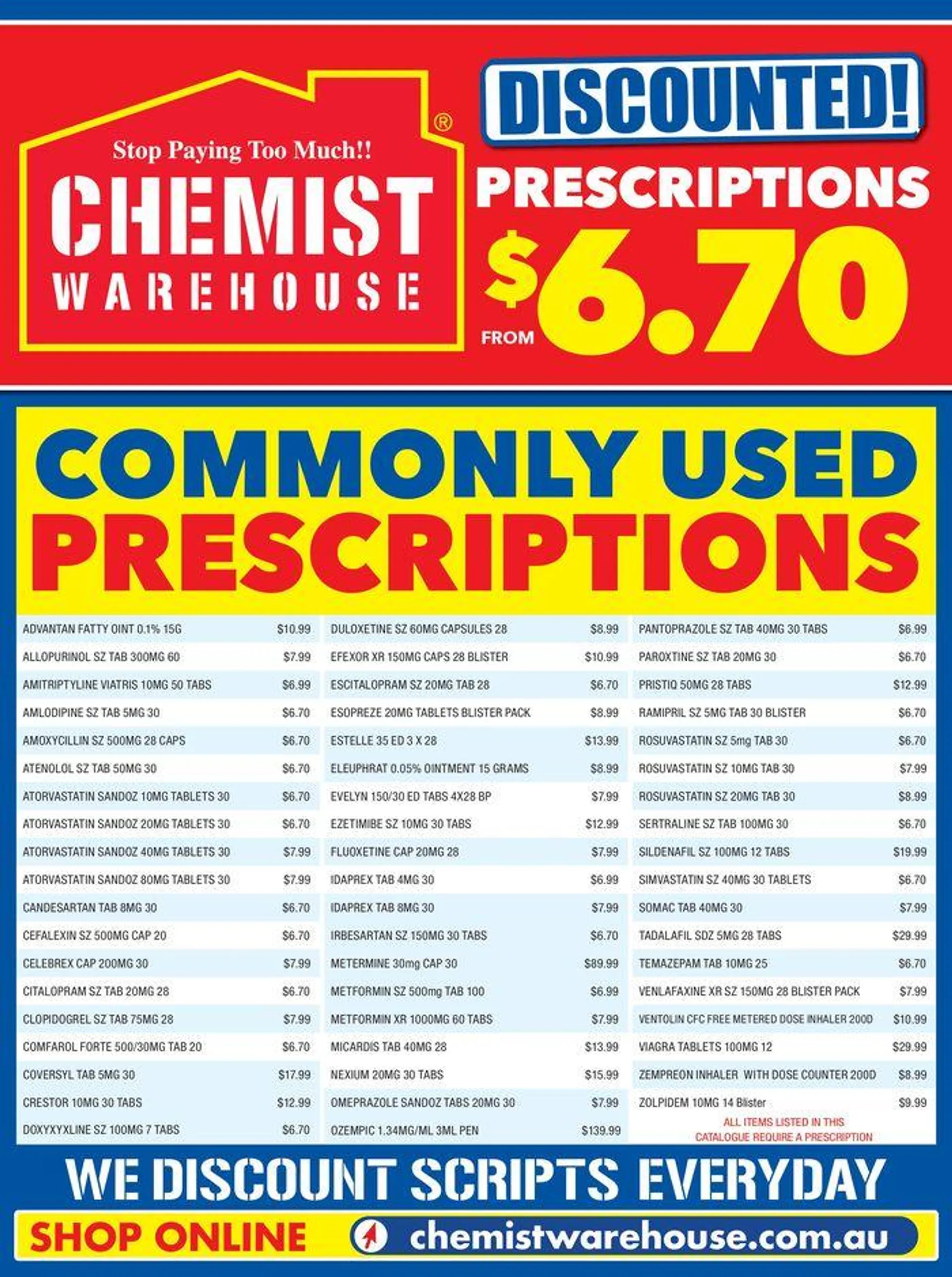 Discounted! Prescriptions - 1