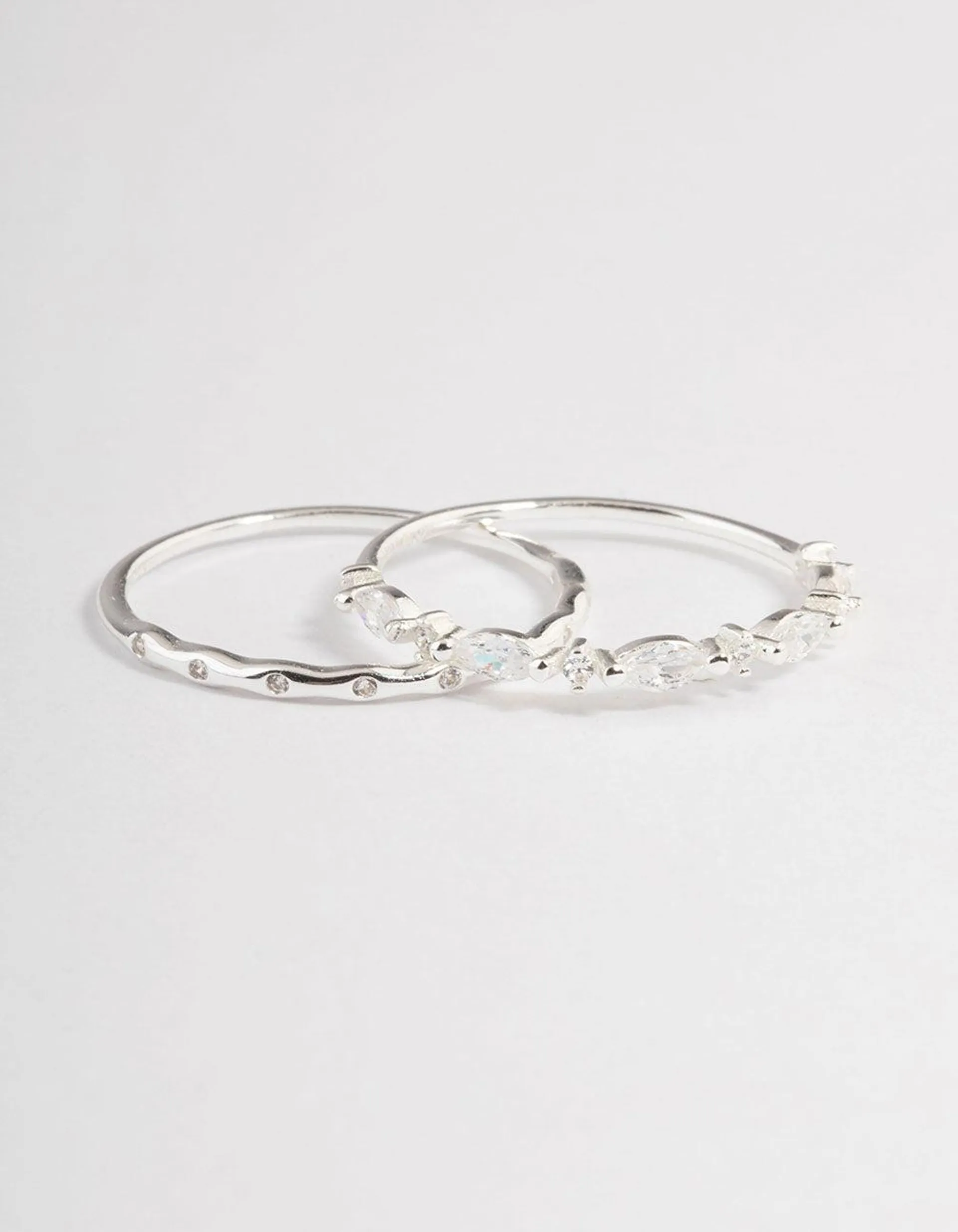 Sterling Silver Marquise Ring Pack