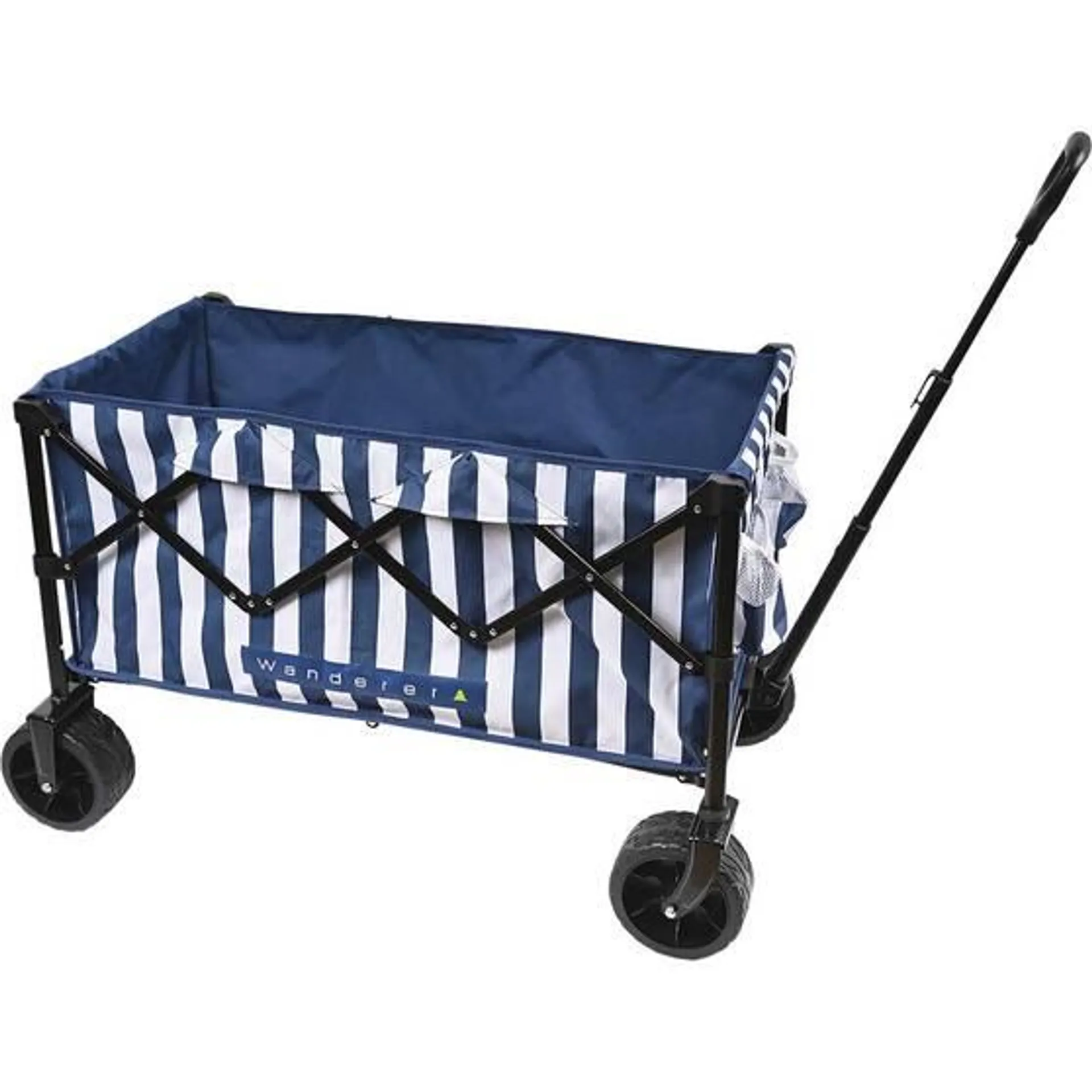 Wanderer Flat Fold Cart 100kg Nautical Stripe