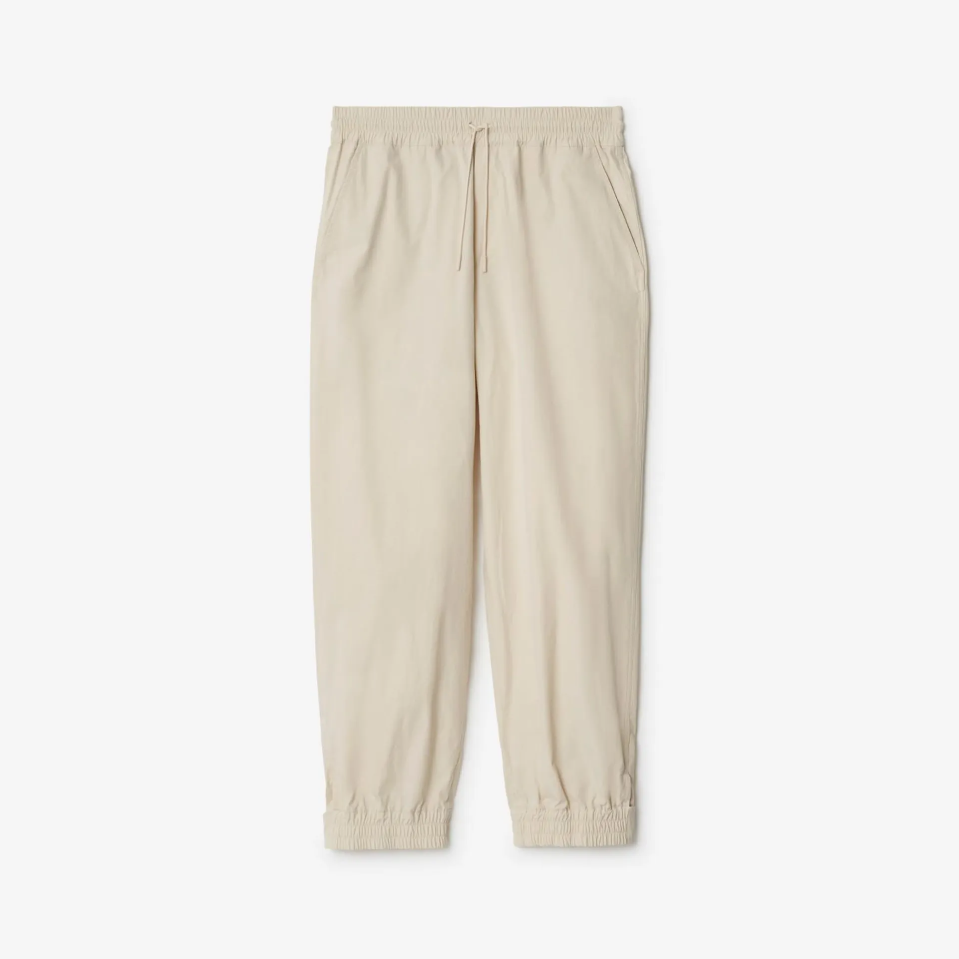 Cotton Blend Tailored Trousers