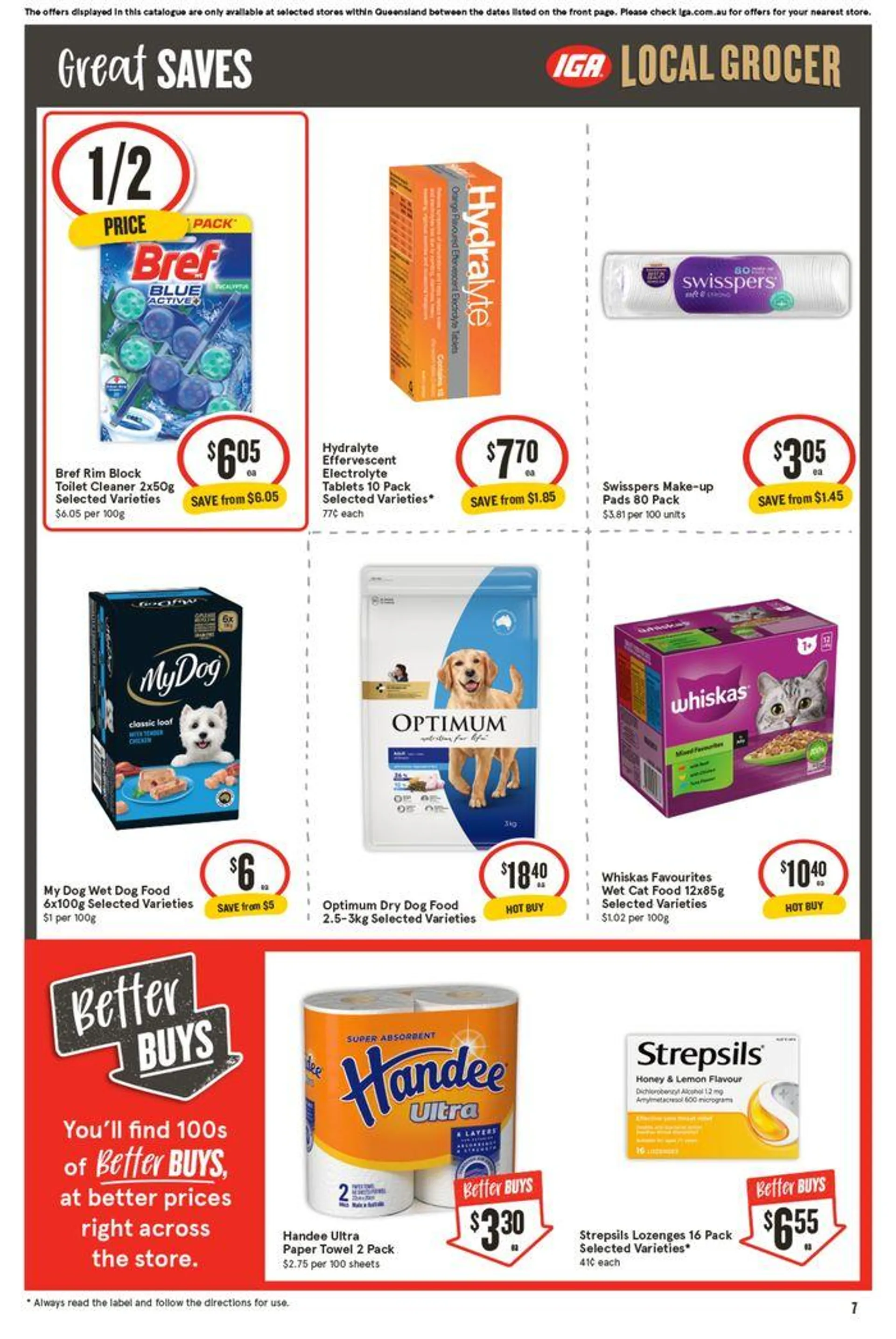 IGA - 1/2 Price - 04/09 - Catalogue valid from 4 September to 10 September 2024 - page 7