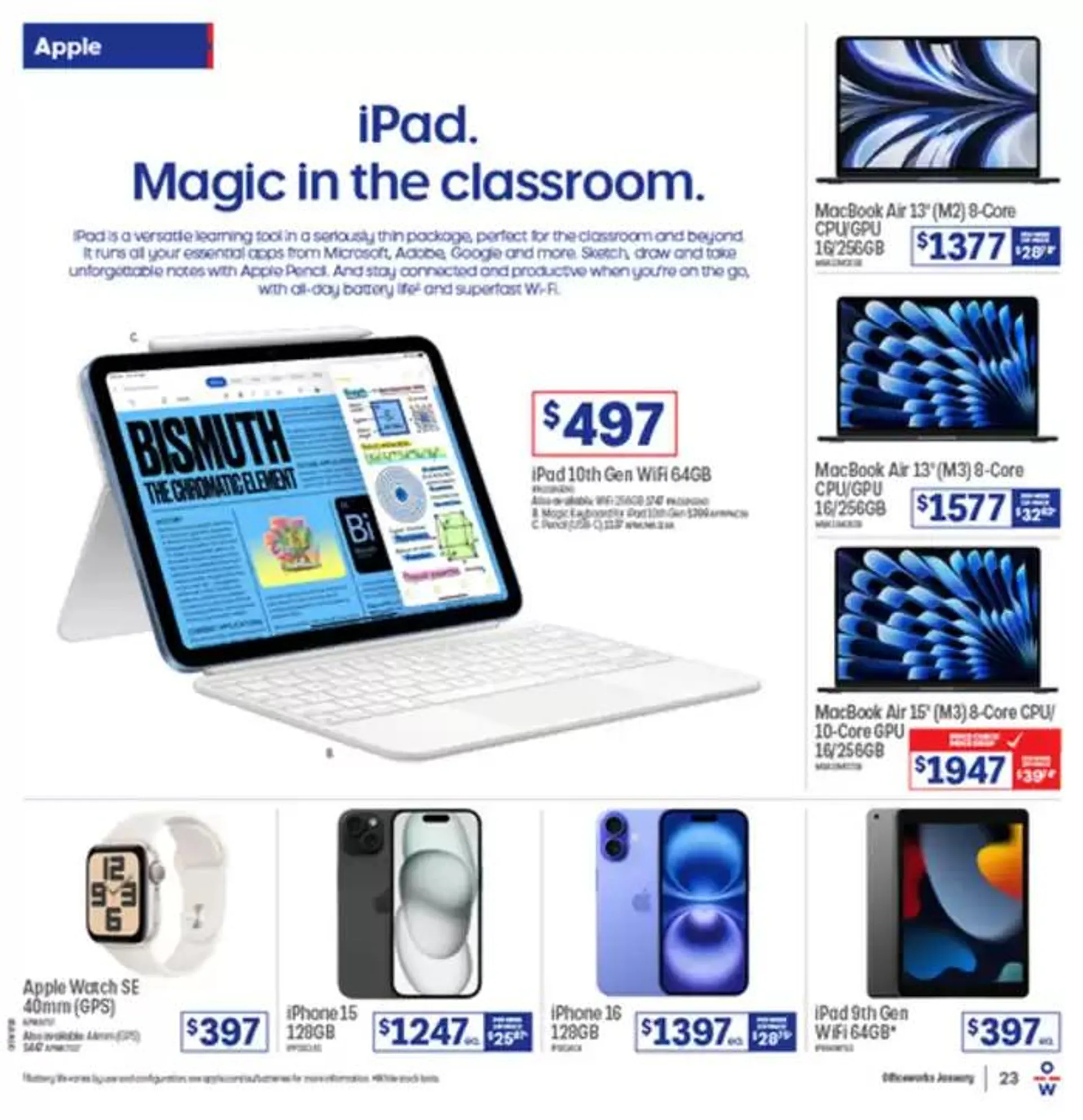 We Won't be Beaten on Back to School Prices - Catalogue valid from 6 January to 3 February 2025 - page 23