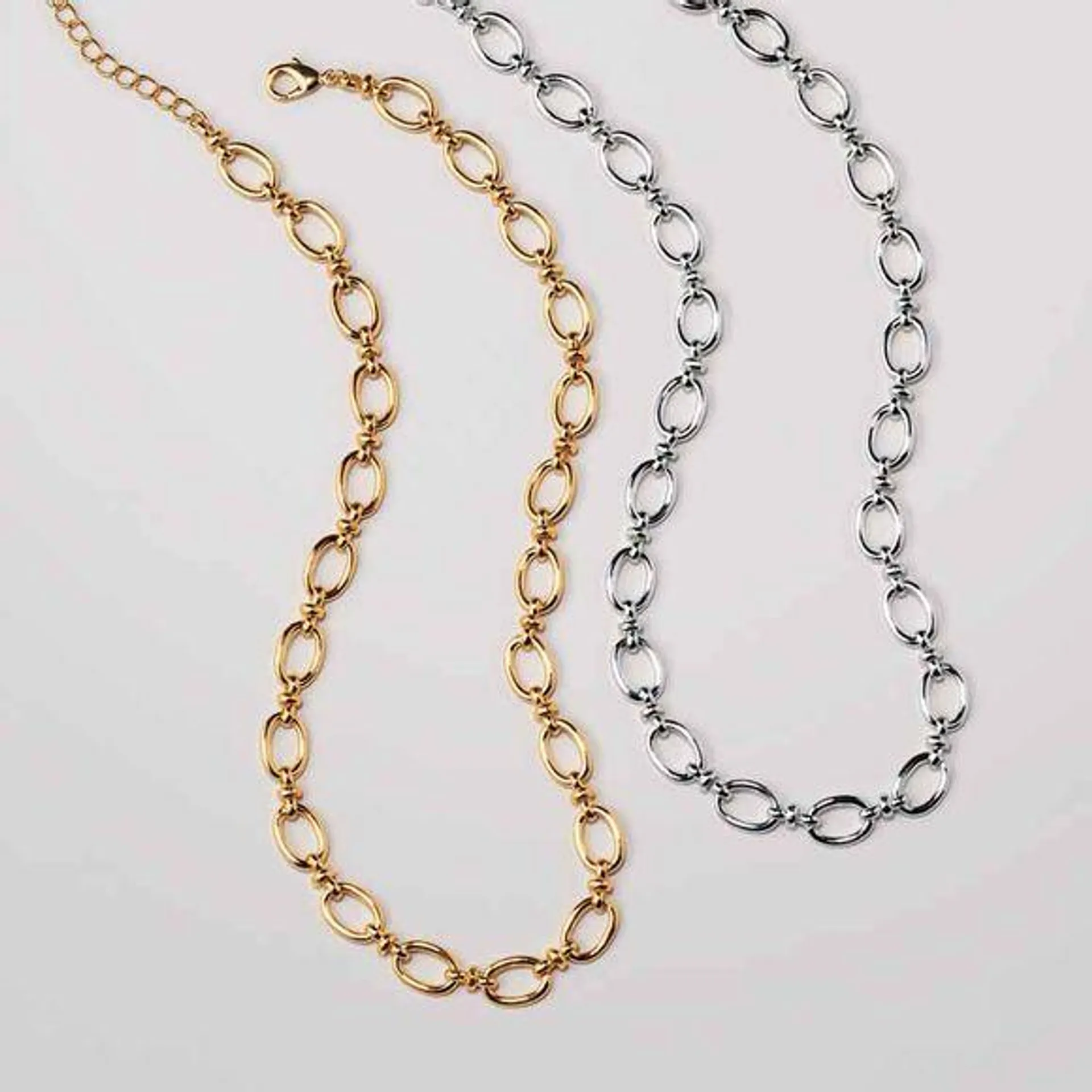 Open Link Chain Necklace