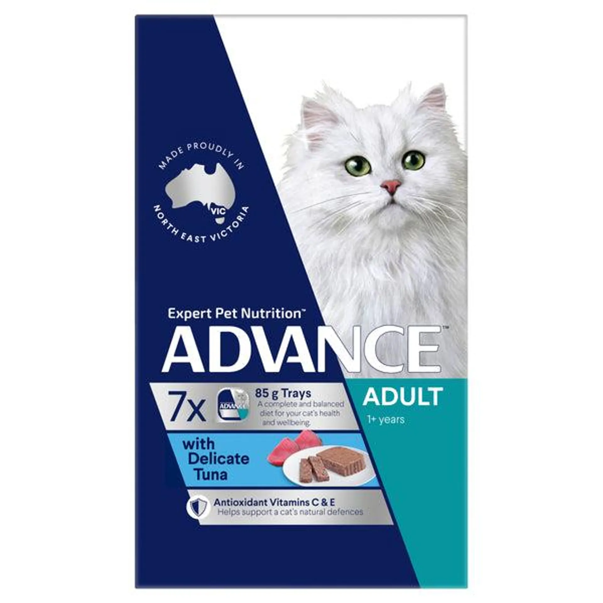 ADVANCE - Adult with Delicate Tuna Cat Wet Food (85g x 7pk)