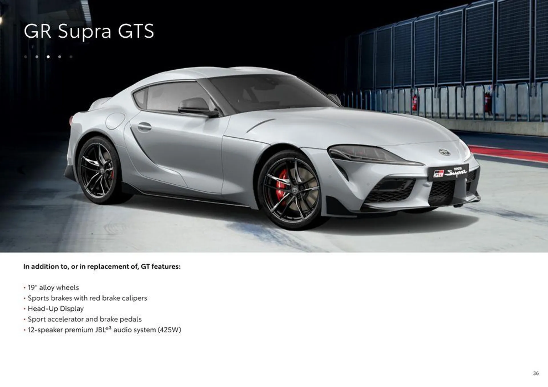 Toyota GR Supra - Catalogue valid from 30 January to 30 January 2025 - page 36