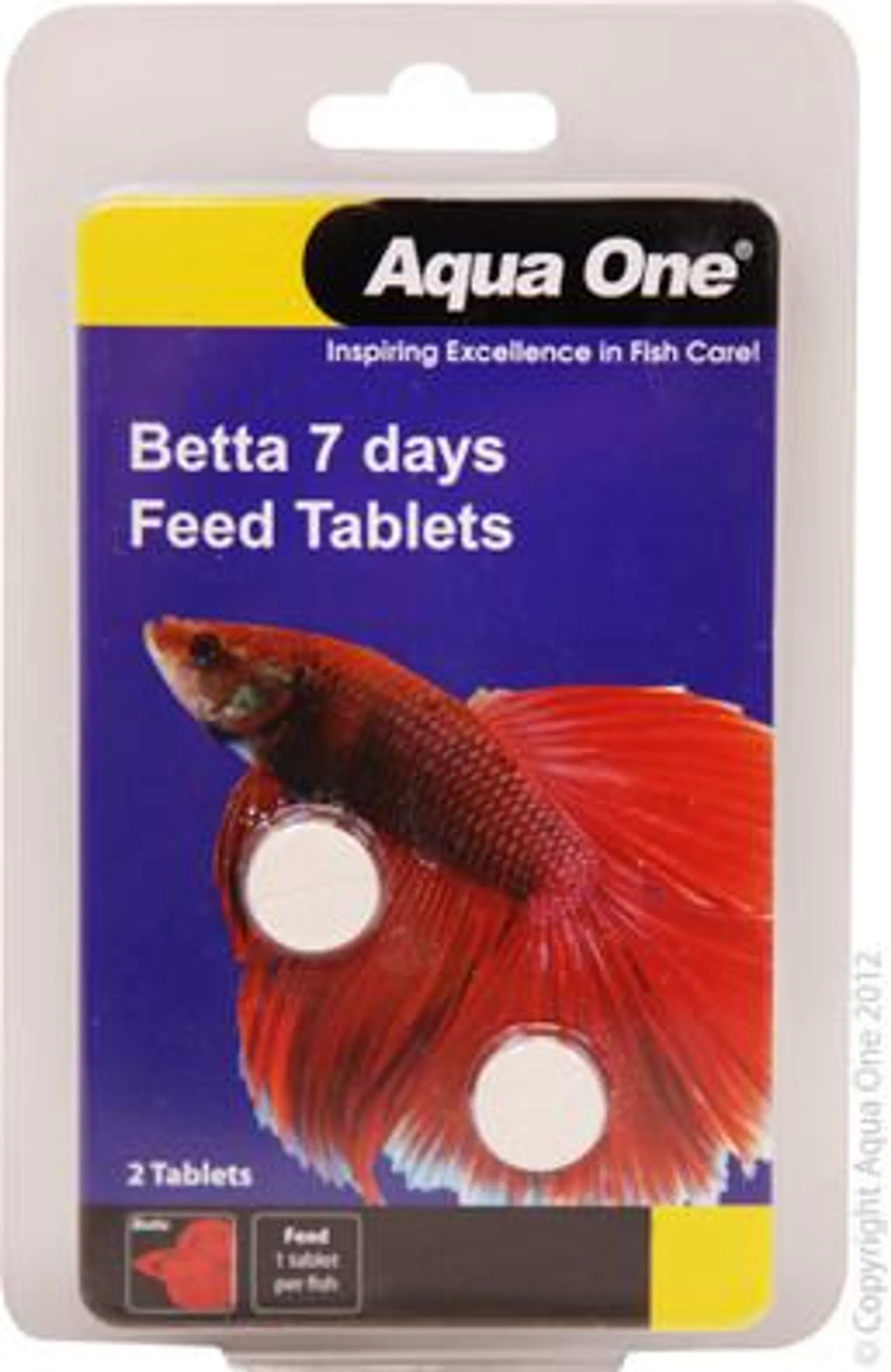 Aqua One Block Betta 7 Day Feeder Fish Food
