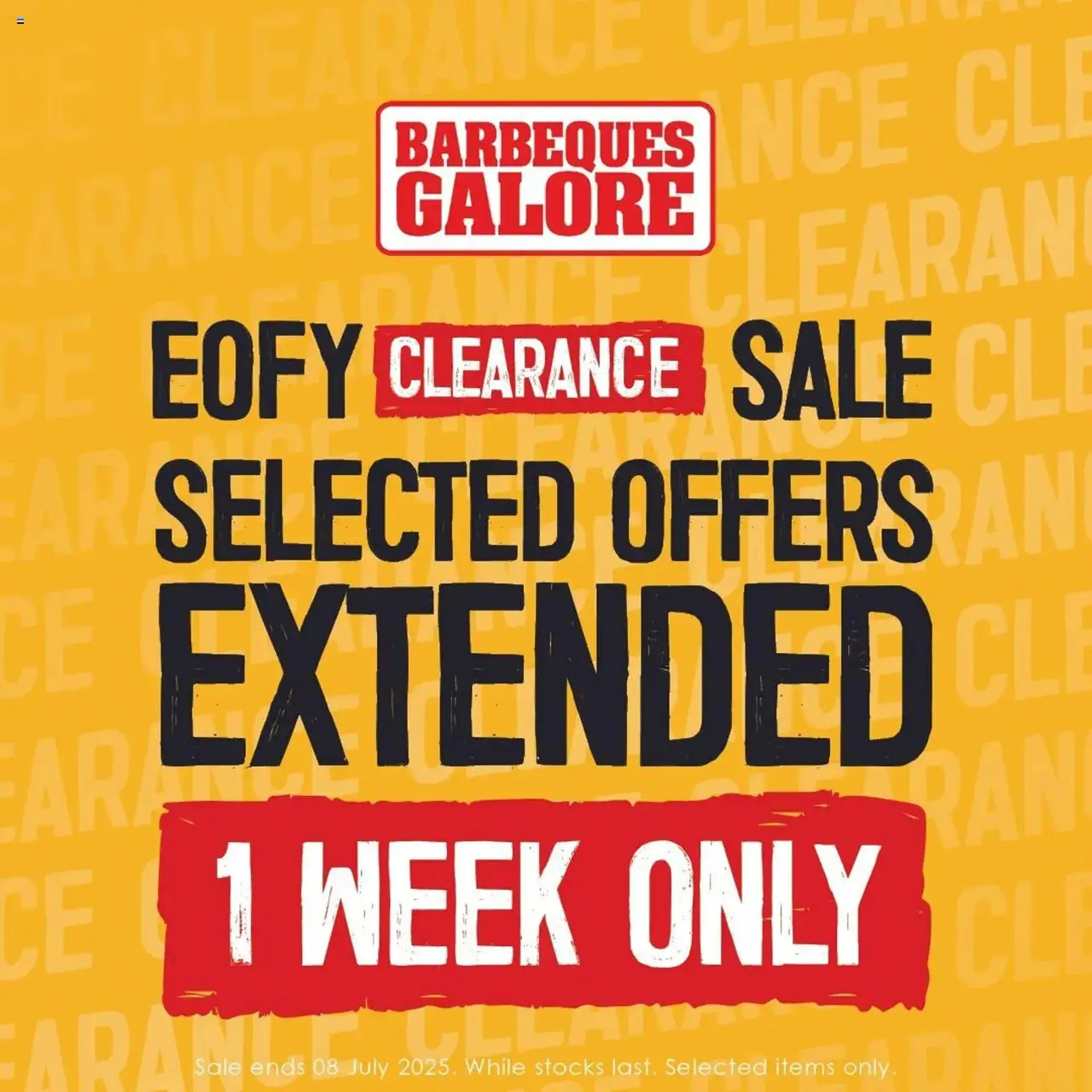 Barbeques Galore catalogue - Catalogue valid from 3 July to 8 July 2025 - page 1