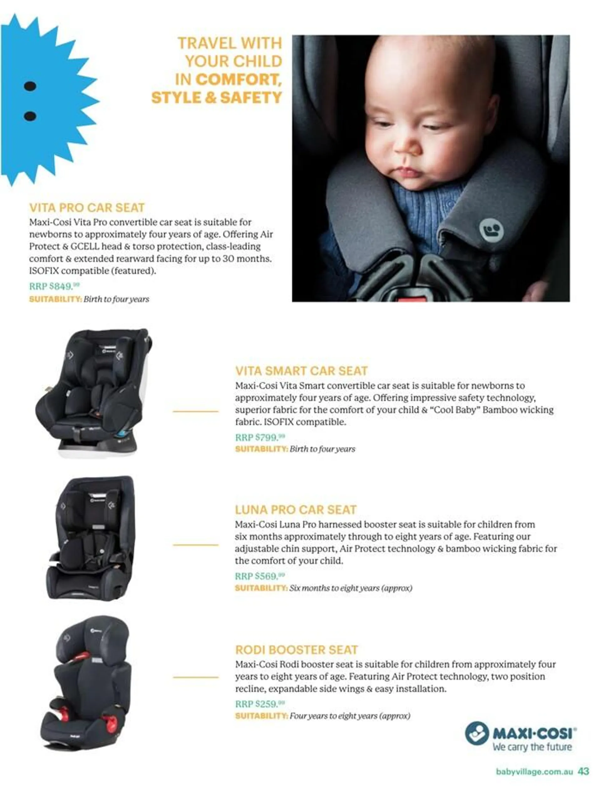 Baby Gear Buying Guide - Catalogue valid from 7 April to 31 July 2024 - page 43