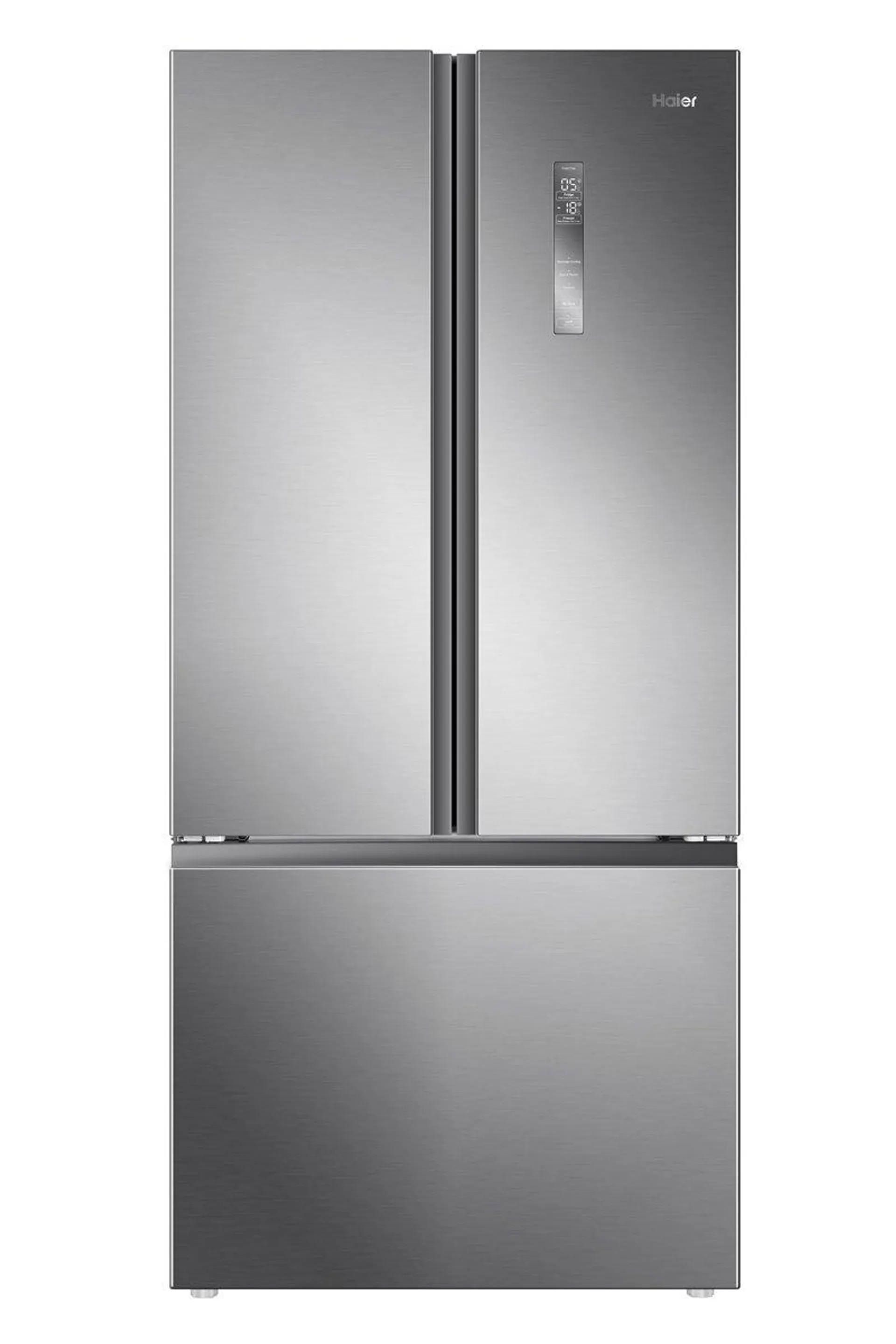 Haier 489L French Door Frost Free Fridge Satina Silver HRF520FS