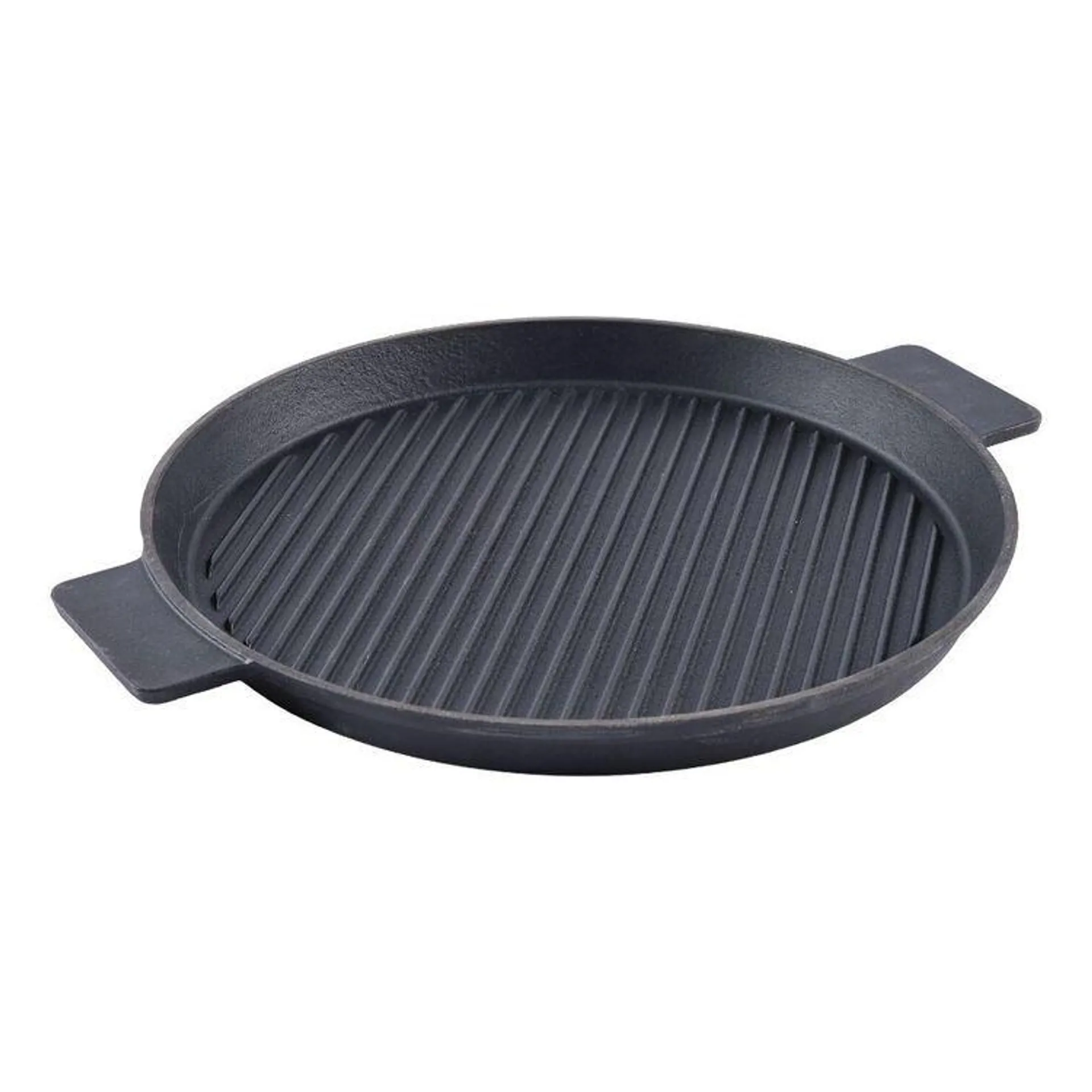 Culinary Co By Manu Cast Iron Griddle Plate Black