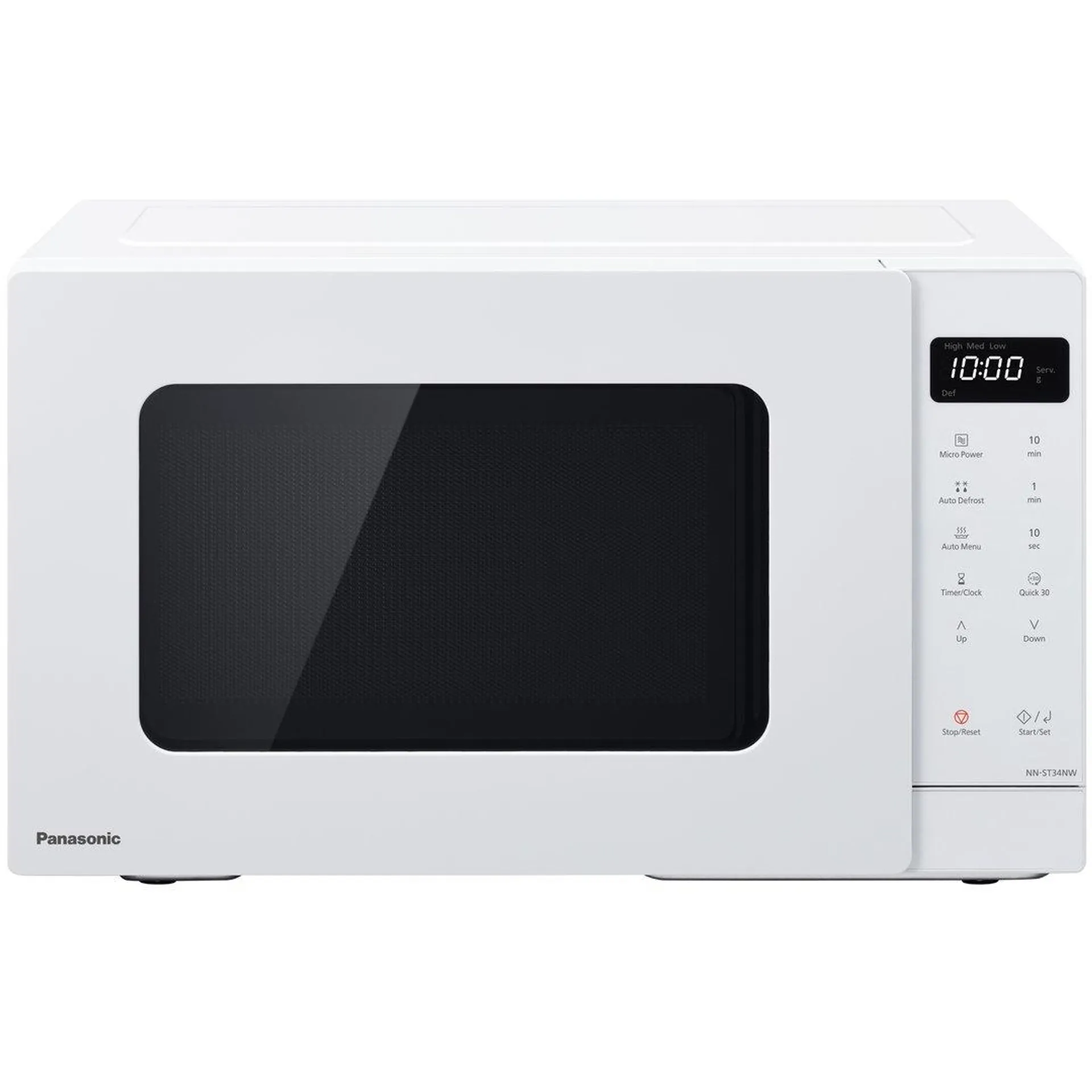 Panasonic 25L Microwave Oven - White. NN-ST34NWQPQ