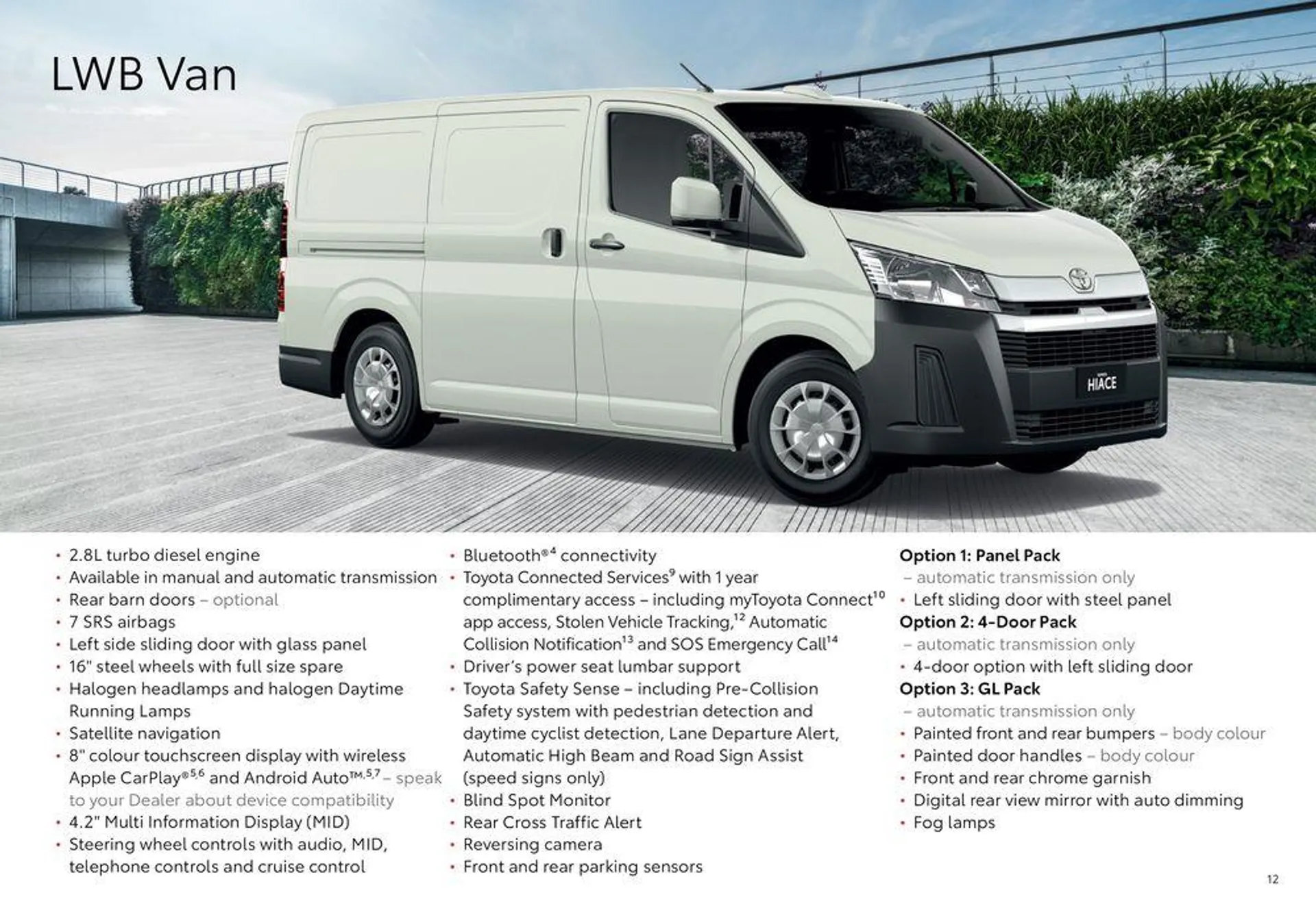 Toyota HiAce - Catalogue valid from 9 May to 9 May 2025 - page 12