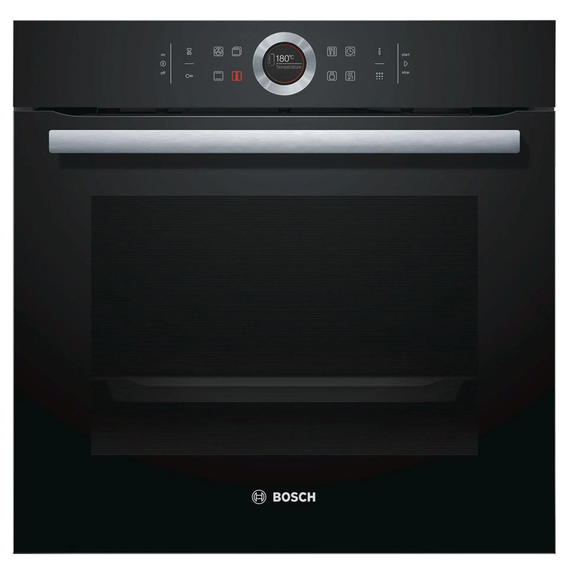 Bosch Serie 8 60cm Built-in Pyrolytic Electric Oven HBG6753B1A