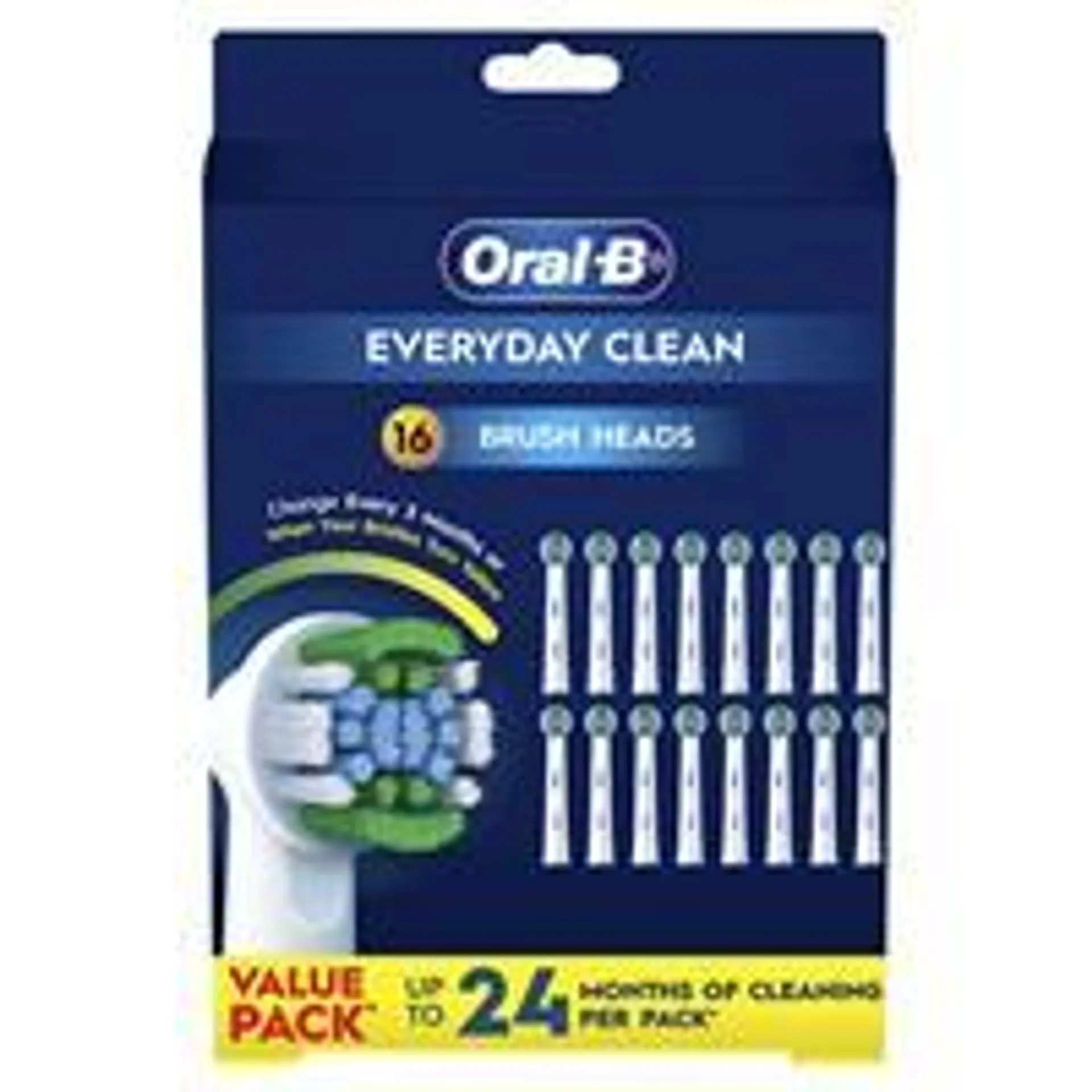 Oral B Power Toothbrush Refills Precision Clean 16 Pack