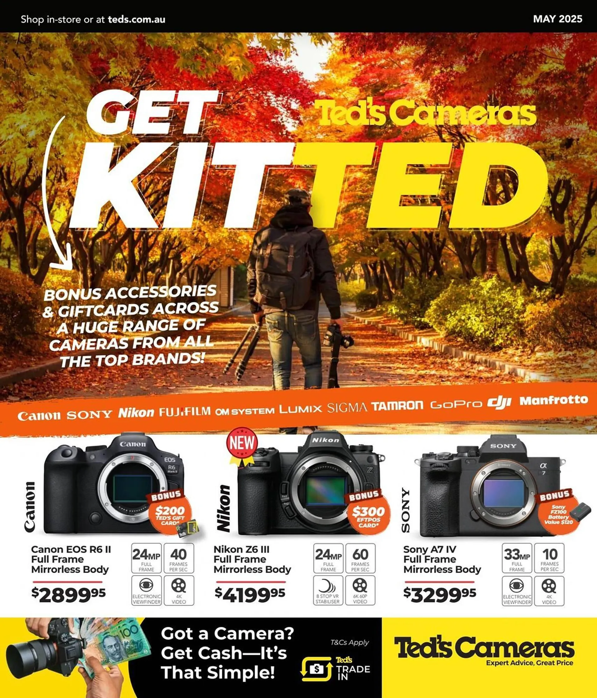 Teds Cameras catalogue - Catalogue valid from 5 May to 1 June 2025 - page 1