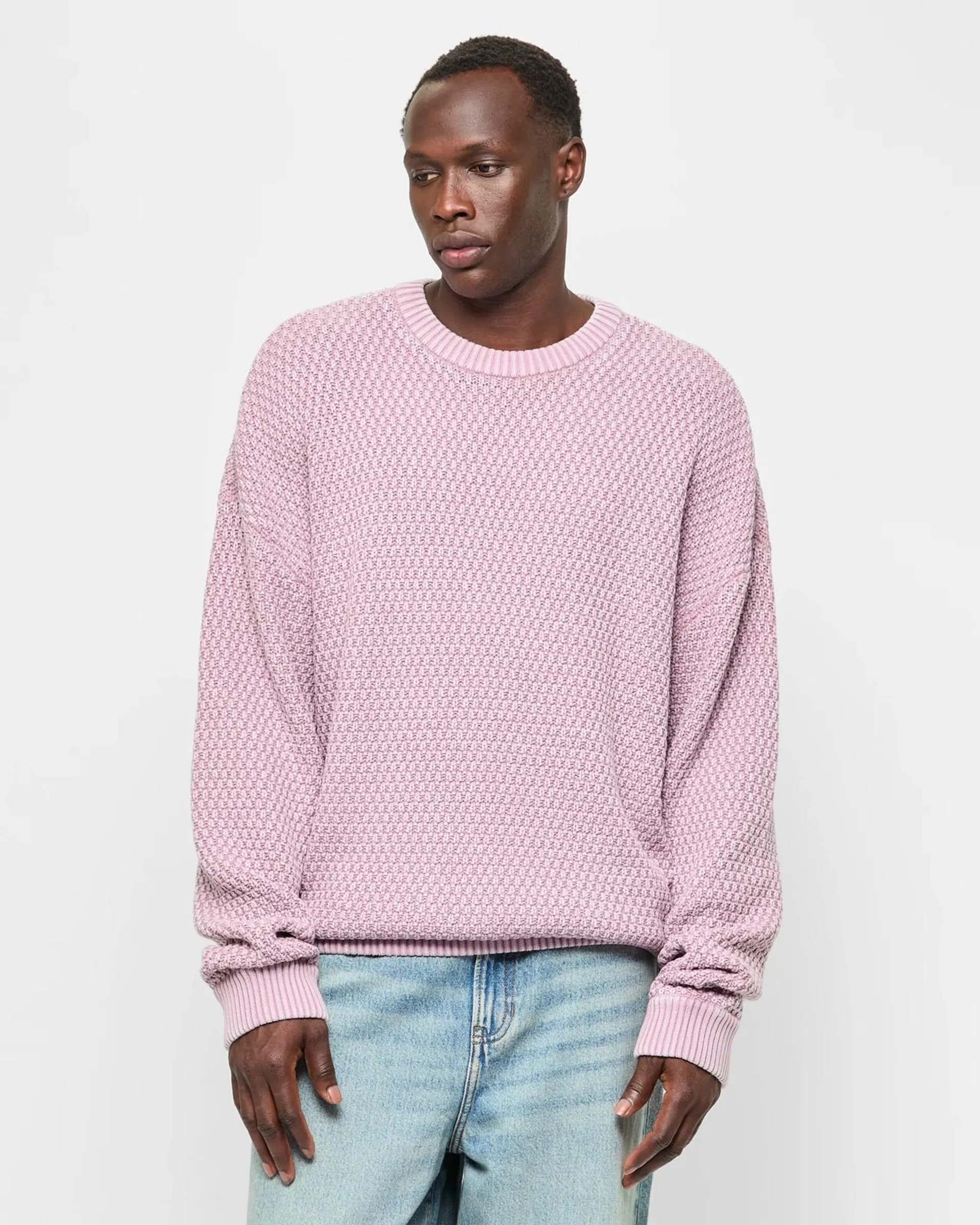 Crew Knit Jumper - Commons - Mauve