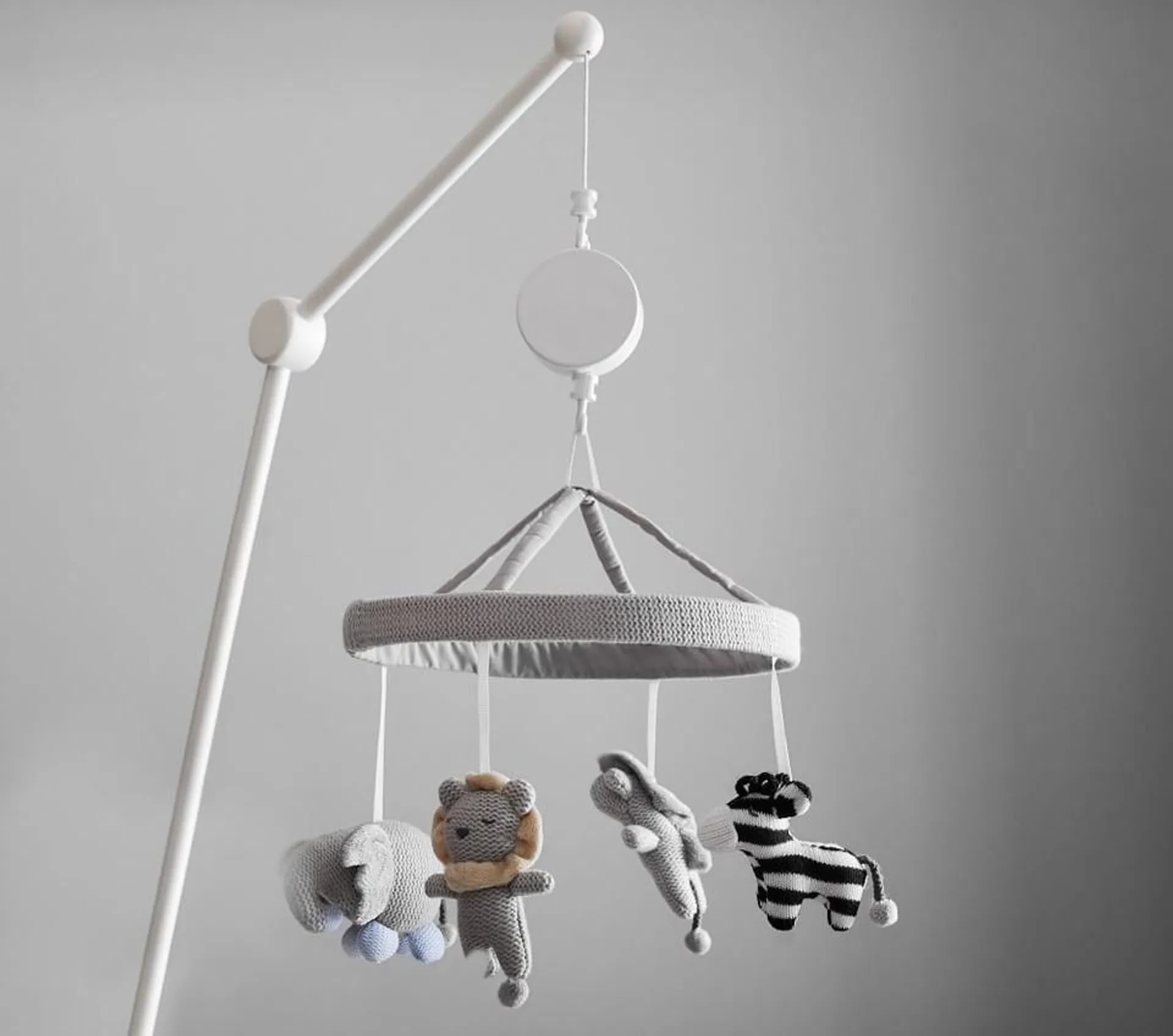 Knit Animal Cot Mobile