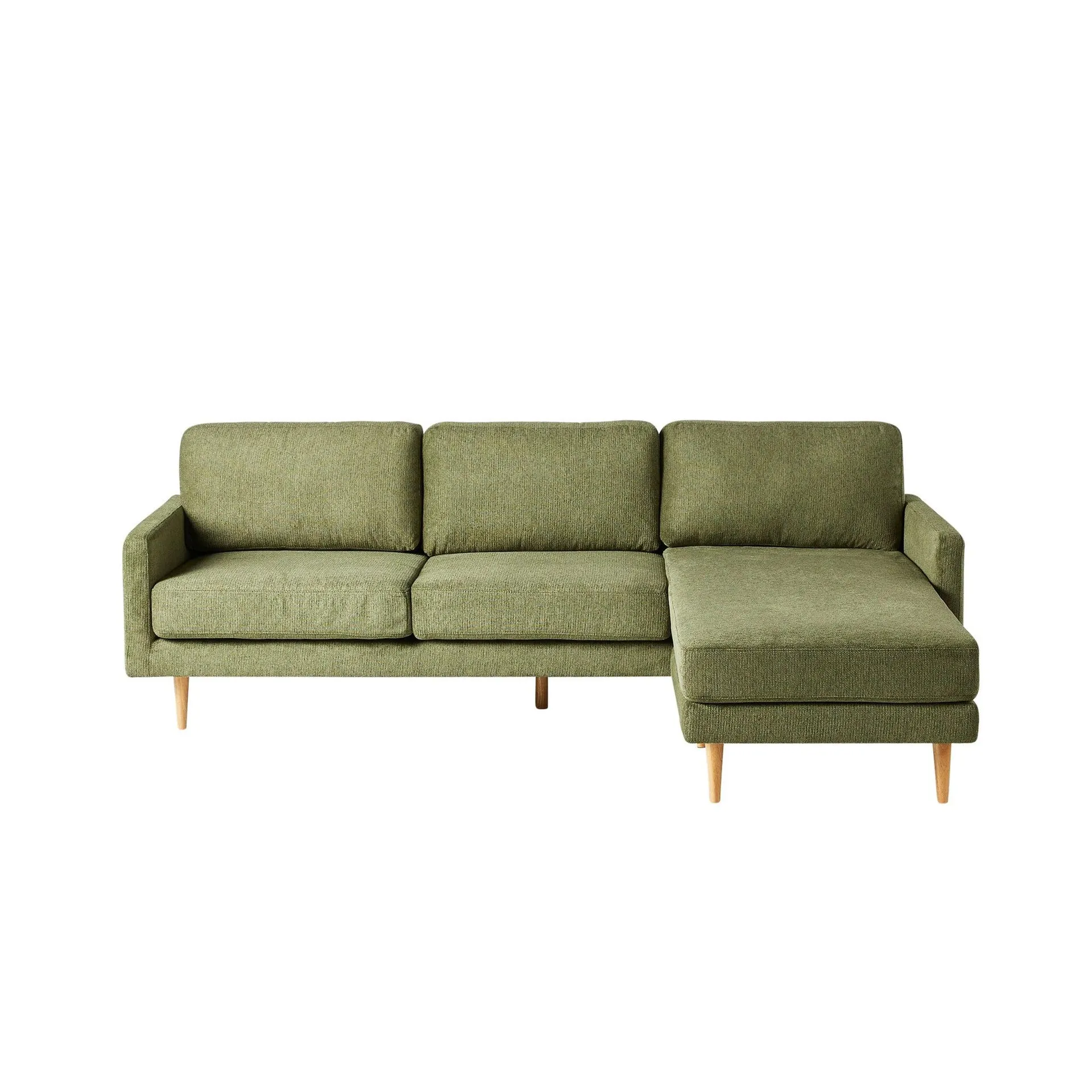 Boden 3 Seater Sofa with Reversible Chaise Sorrento Olive