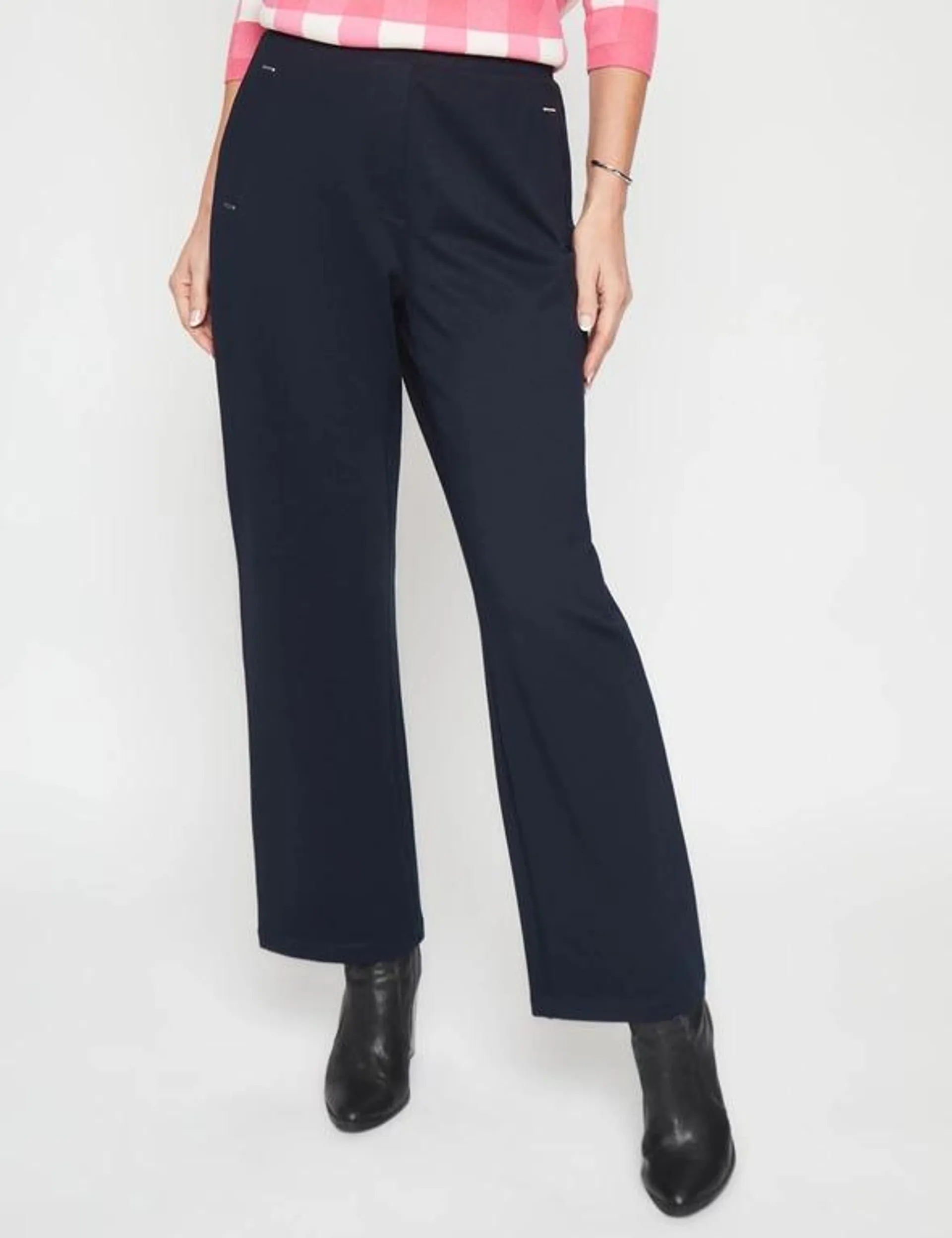 Millers Full Length Pocket Detail Ponte Lounger Straight Leg Pant