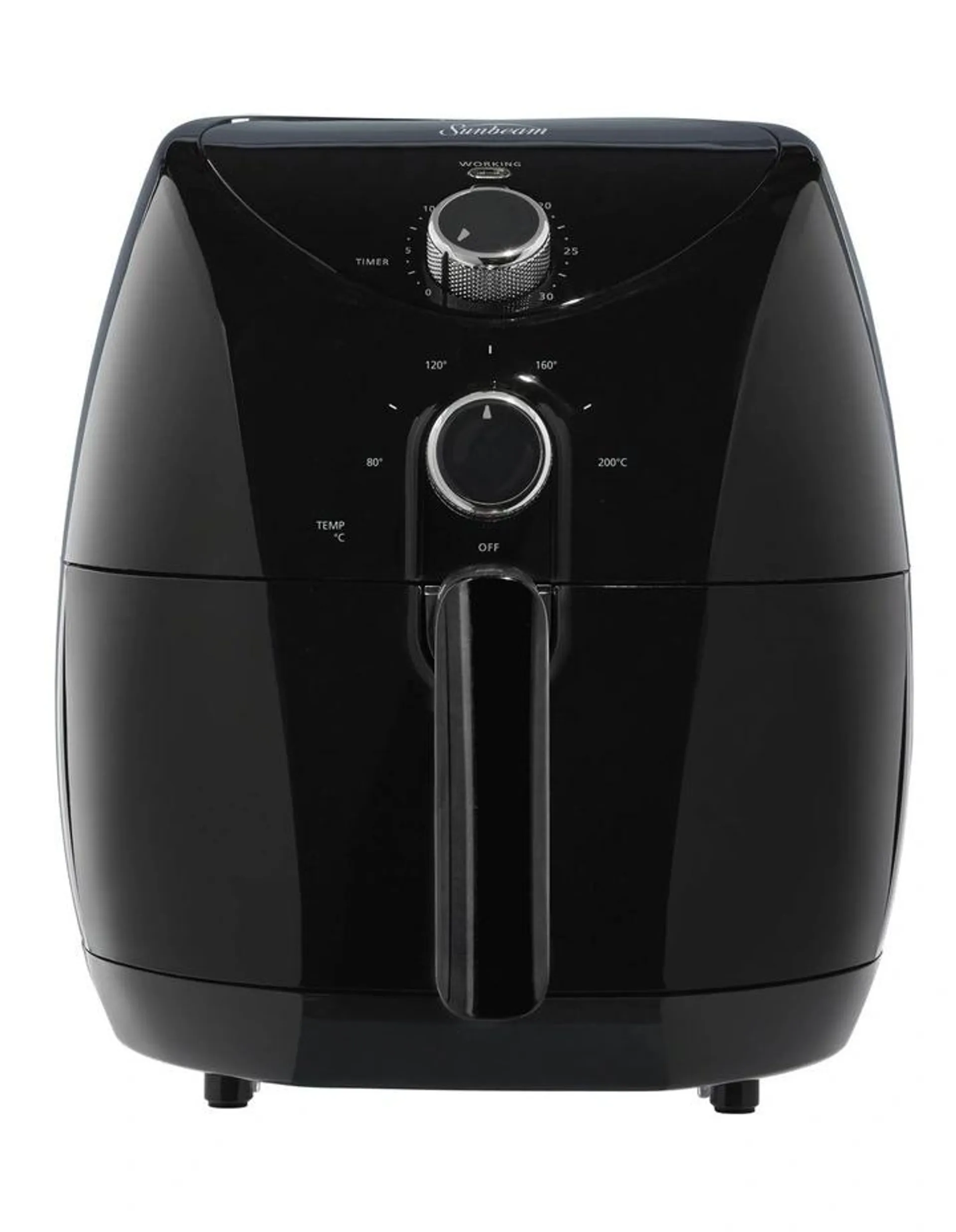 Copper Infused DuraCeramic Air Fryer AFP4000BK in Black