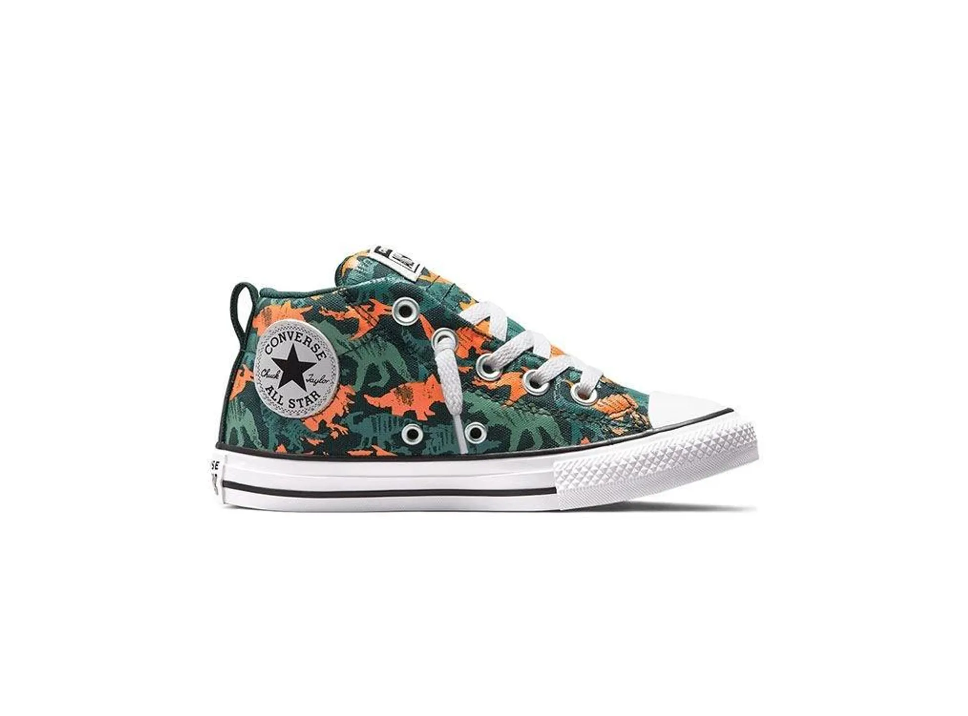 Converse Kids Chuck Taylor Street Mid Seaweed Sneakers