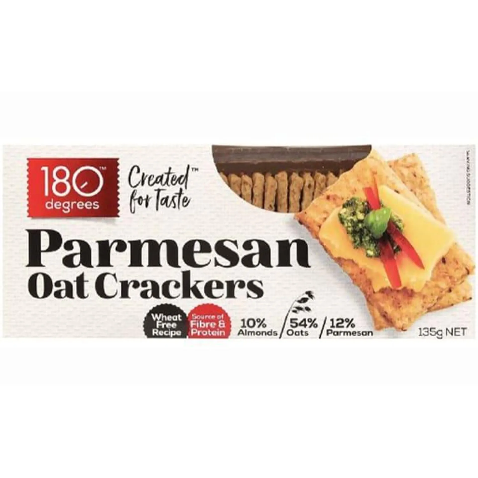 180 Degrees Parmesan Oat Crackers