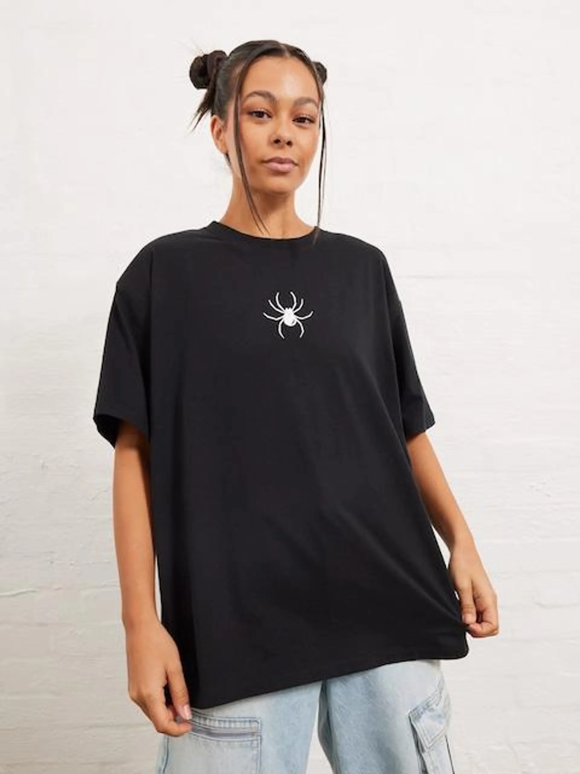 Spider Puff Oversized Tee