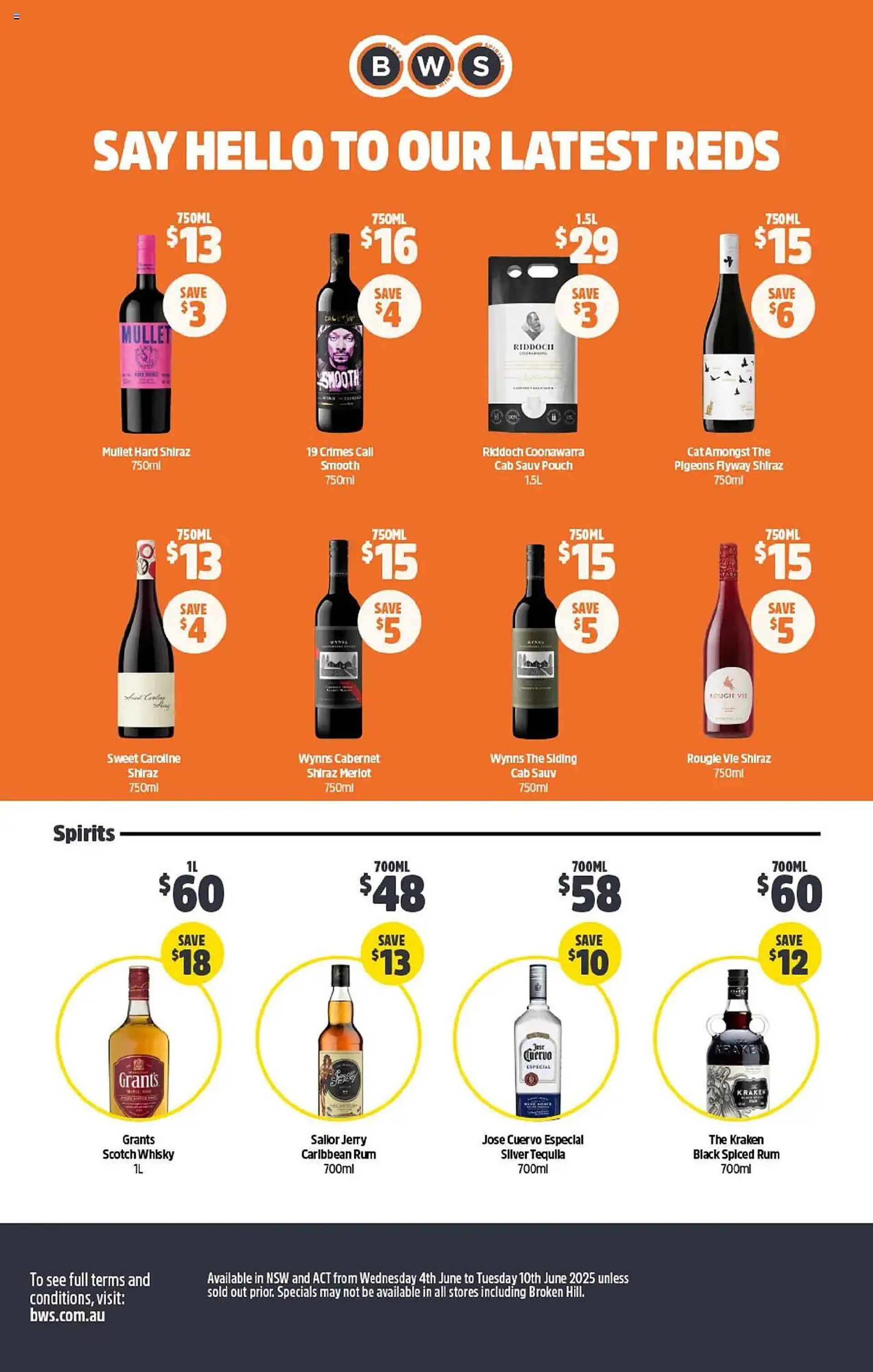 BWS catalogue - Catalogue valid from 4 June to 10 June 2025 - page 1