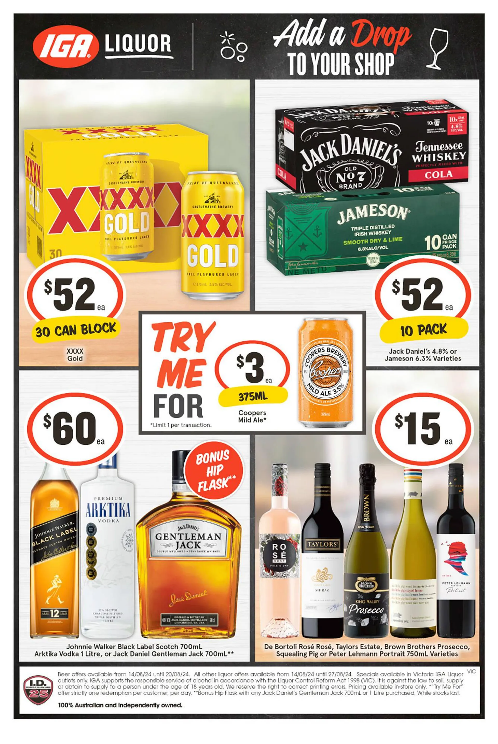 IGA Liquor catalogue - 1