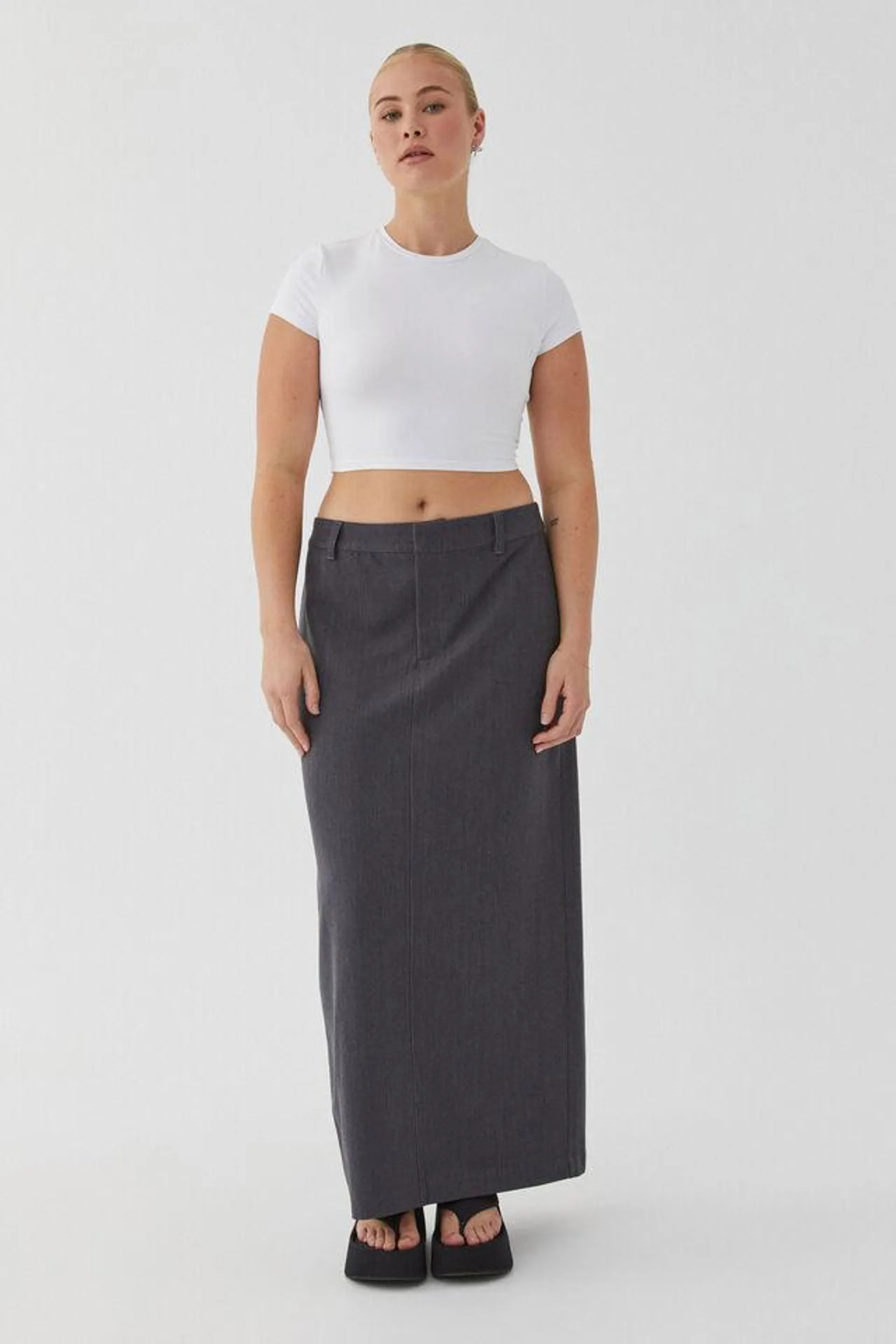 Chloe Tailored Maxi Skirt