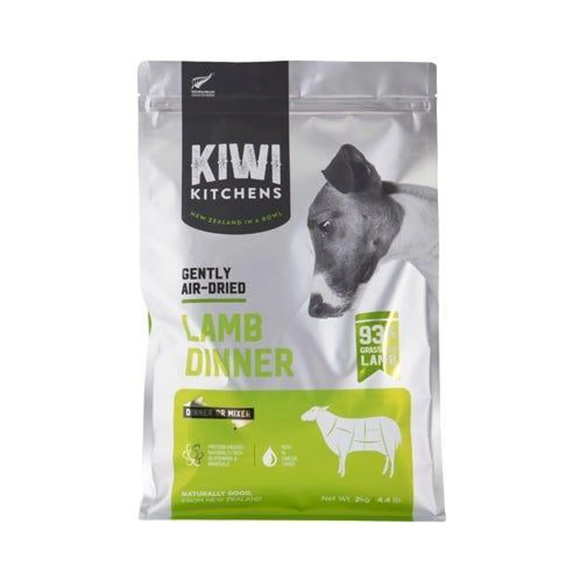 KIWI KITCHENS Dog Air Dried Lamb 2kg