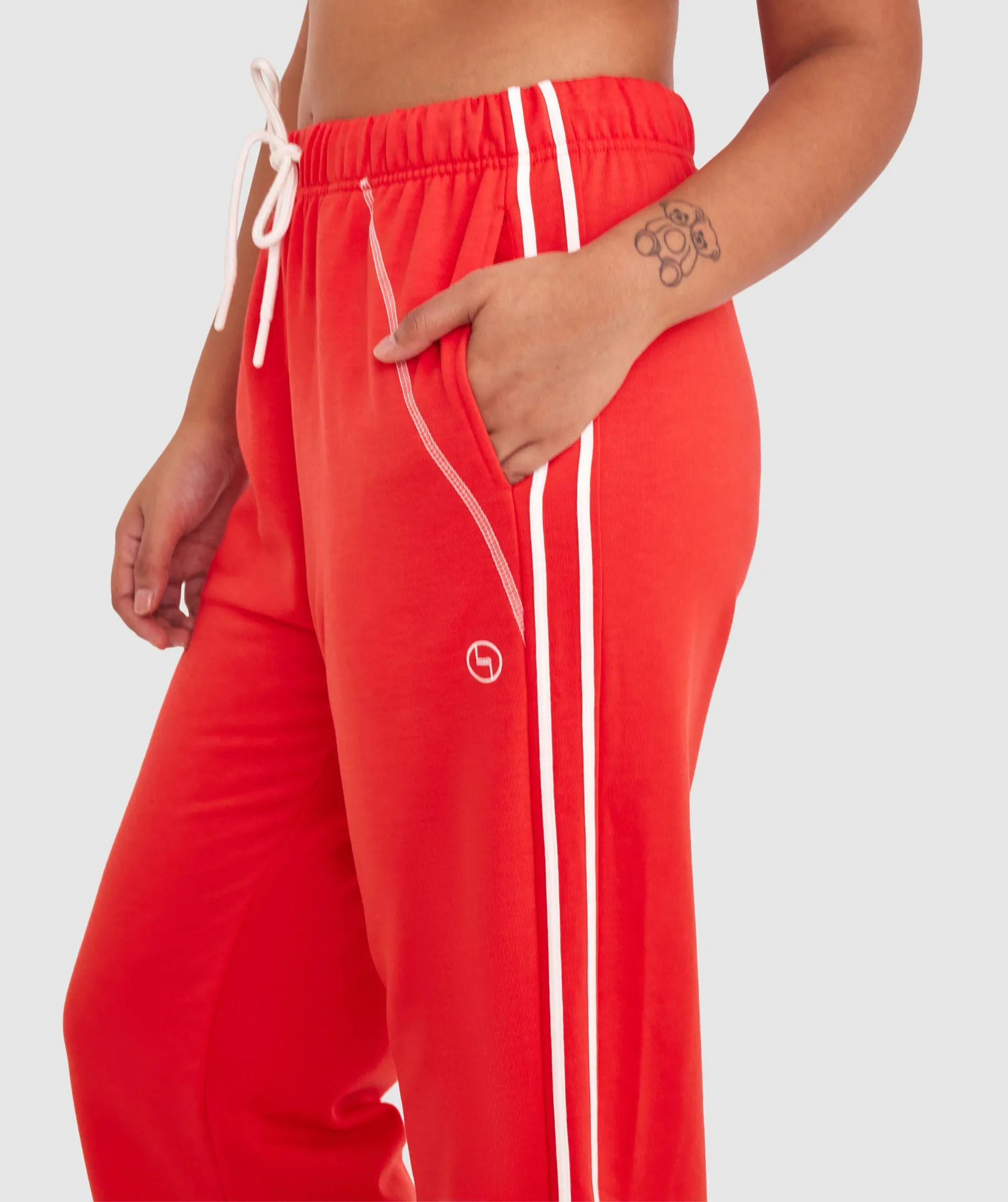 Match Point Long Pant - Red