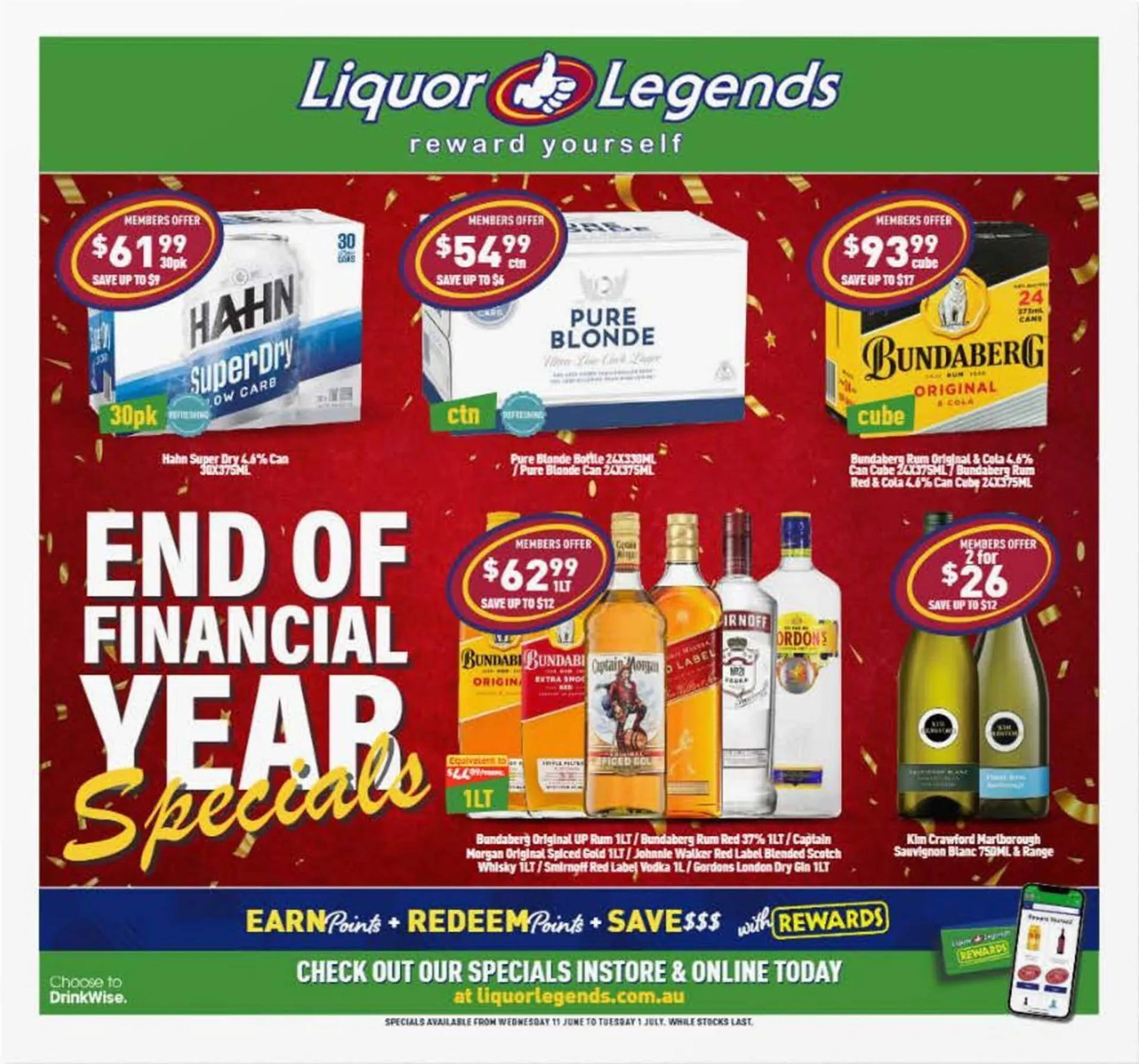 Liquor Legends catalogue - Catalogue valid from 11 June to 1 July 2025 - page 1