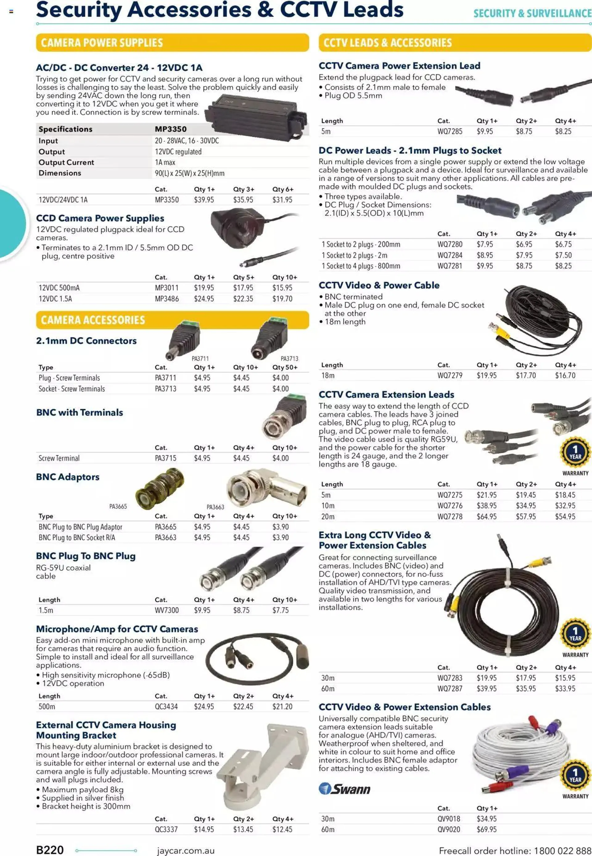 Jaycar Annual Engineering & Scientific Catalogue - Catalogue valid from 27 October to 31 December 2024 - page 220