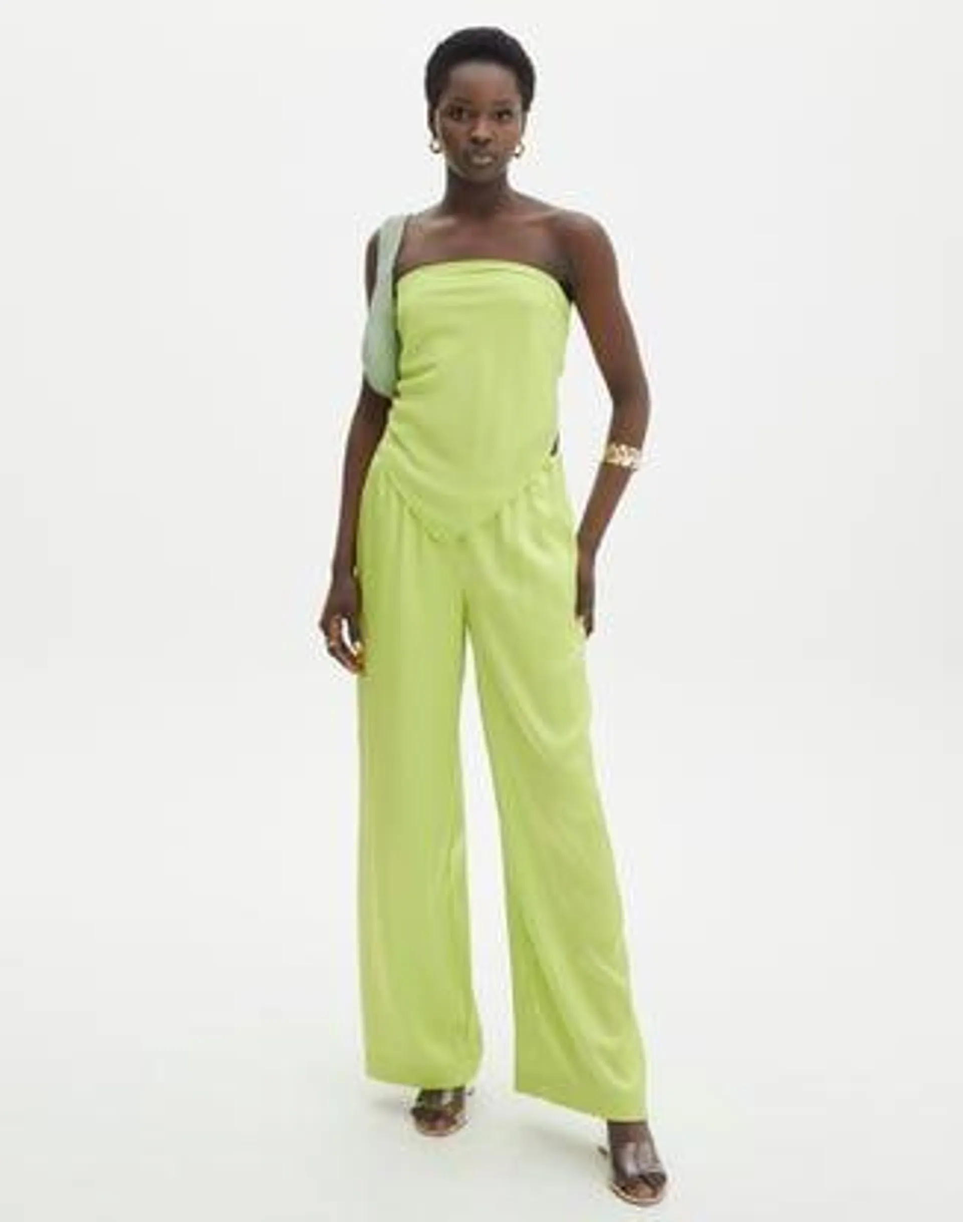 Satin Drawstring Pant