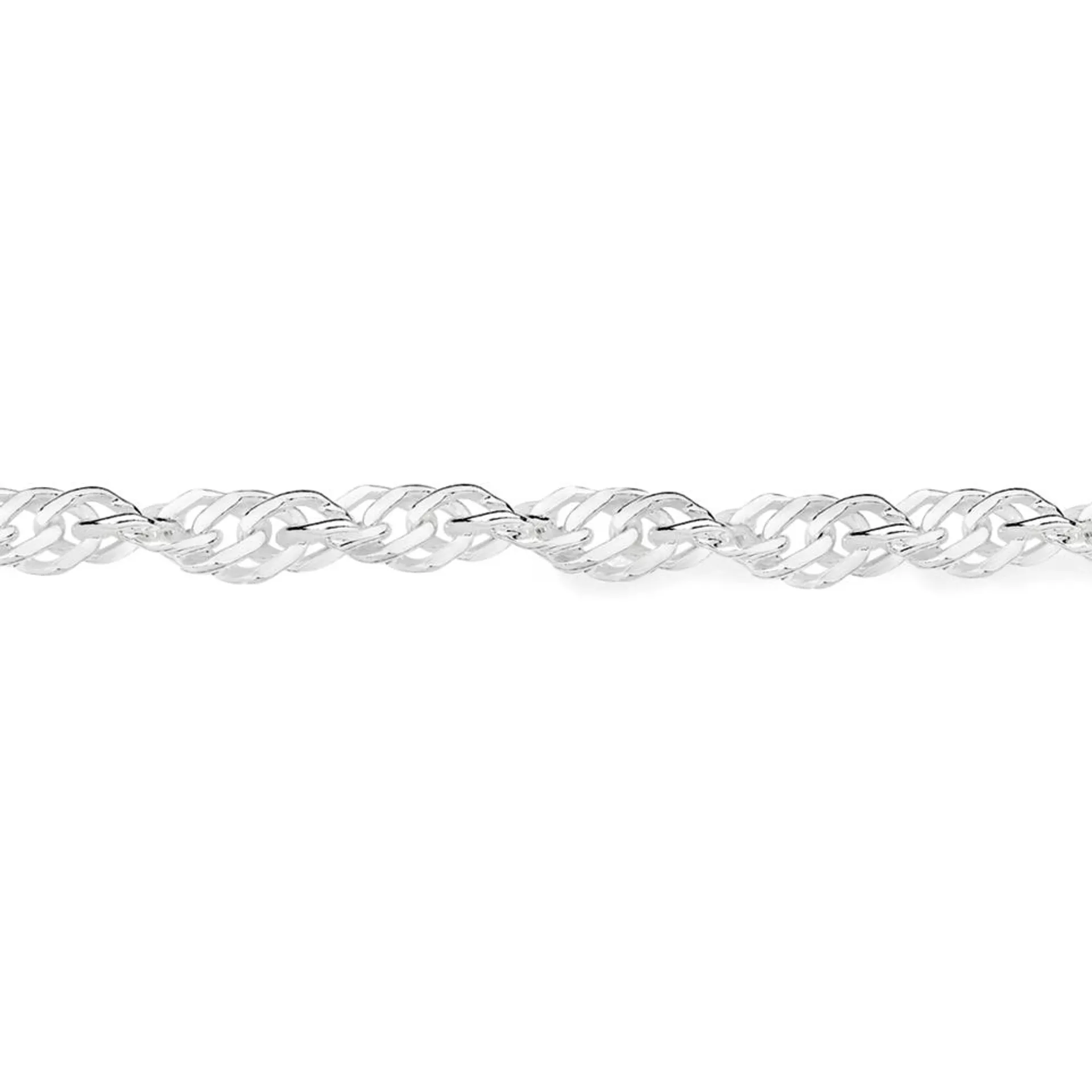 Silver Singapore Link Bracelet