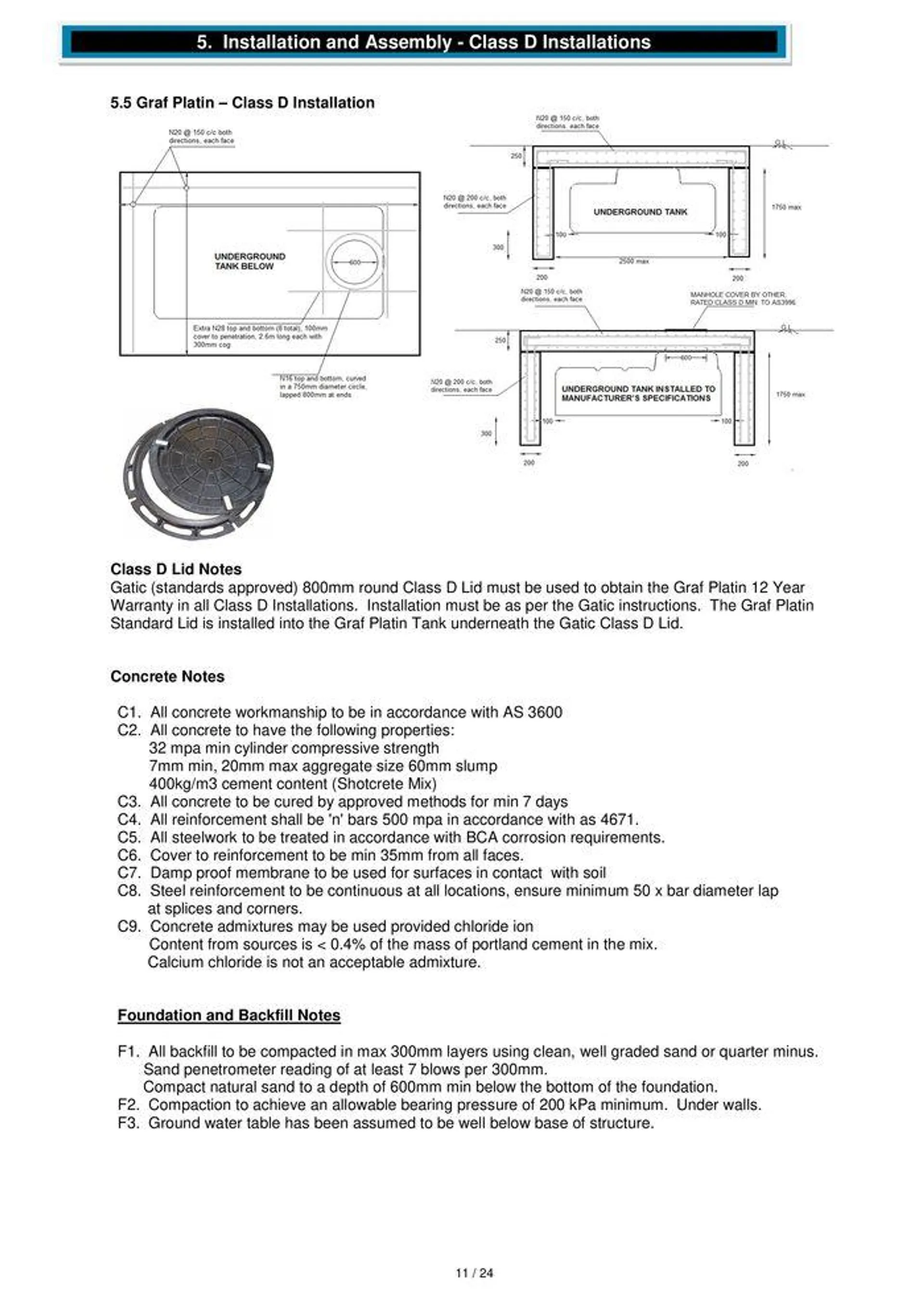 GRAF Underground Storm Water Tanks - Catalogue valid from 22 January to 31 December 2024 - page 11