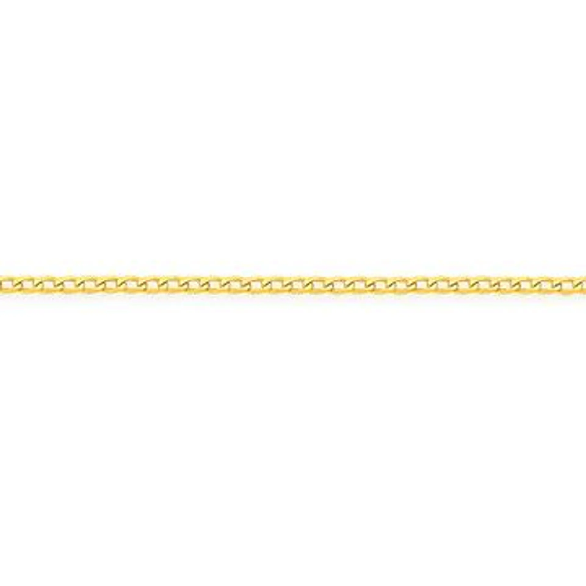 9ct Gold 27cm Solid Curb Anklet