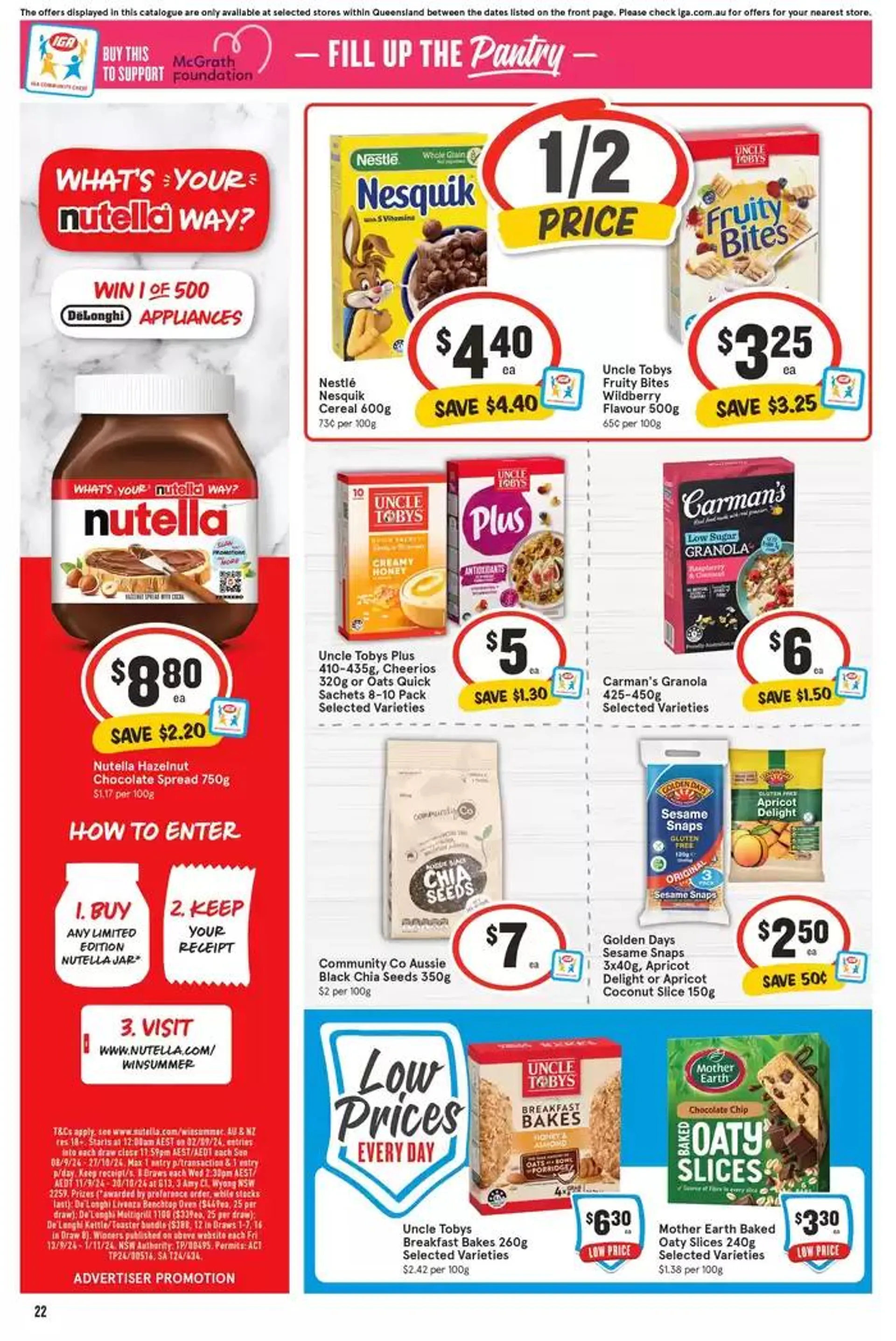 IGA - 1/2 Price - 16/10 - Catalogue valid from 16 October to 22 October 2024 - page 22