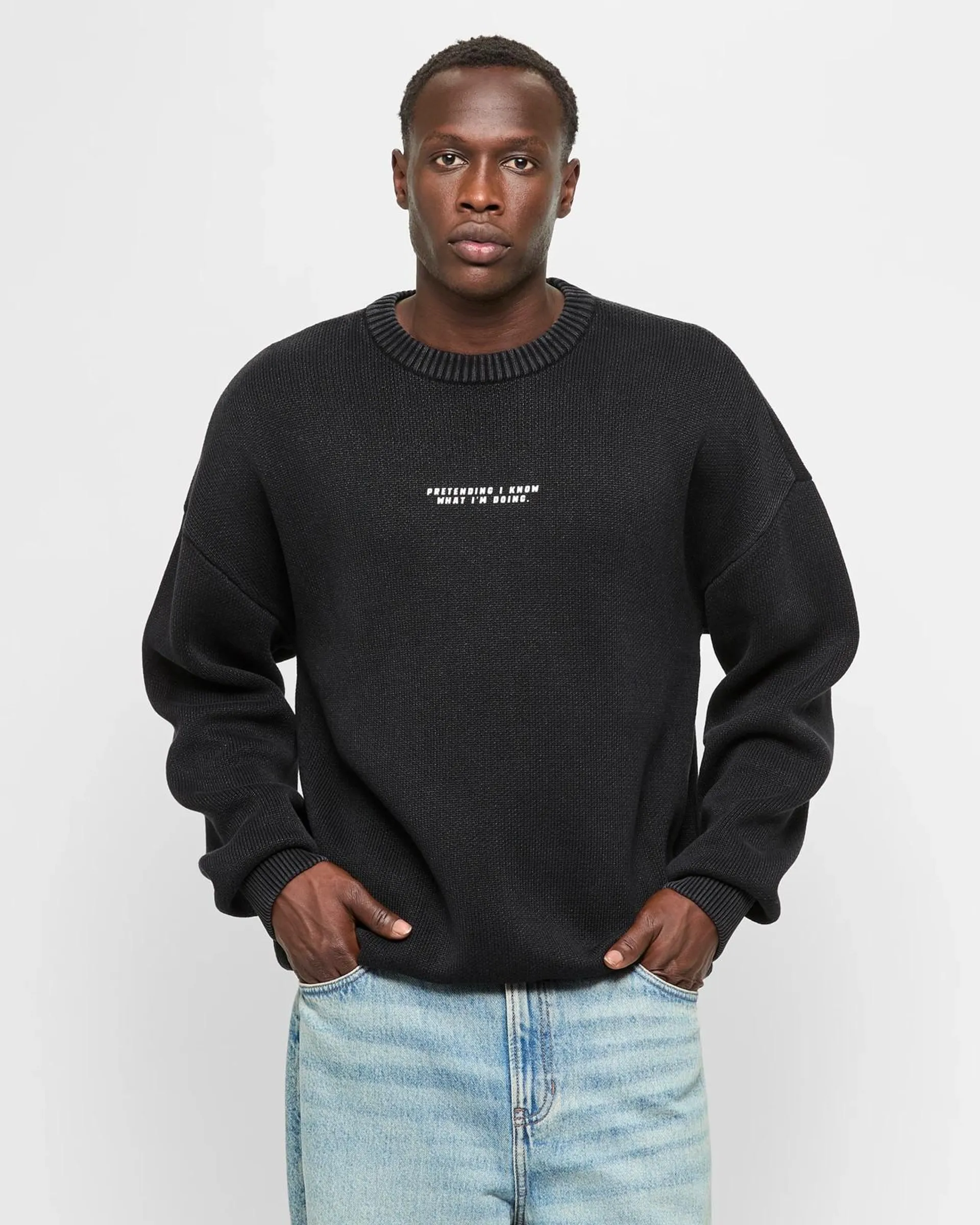 Knit Jumper - Commons - Black
