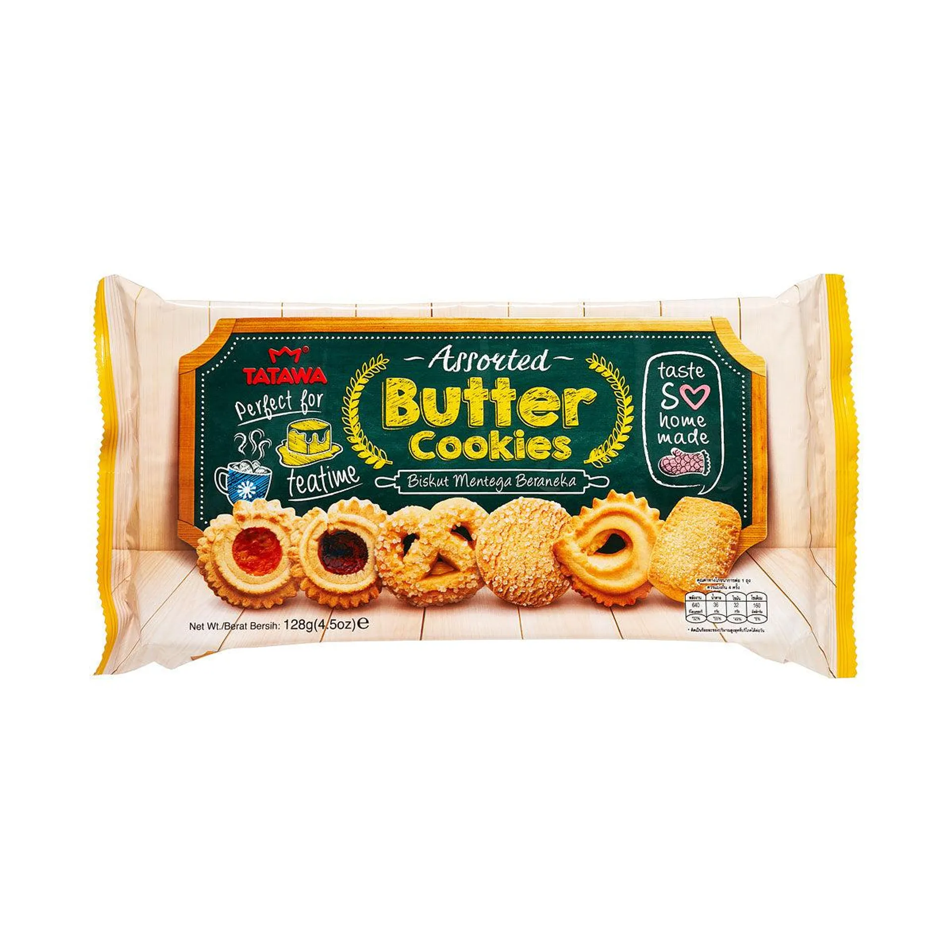 Tatawa Assorted Butter Cookies 128g