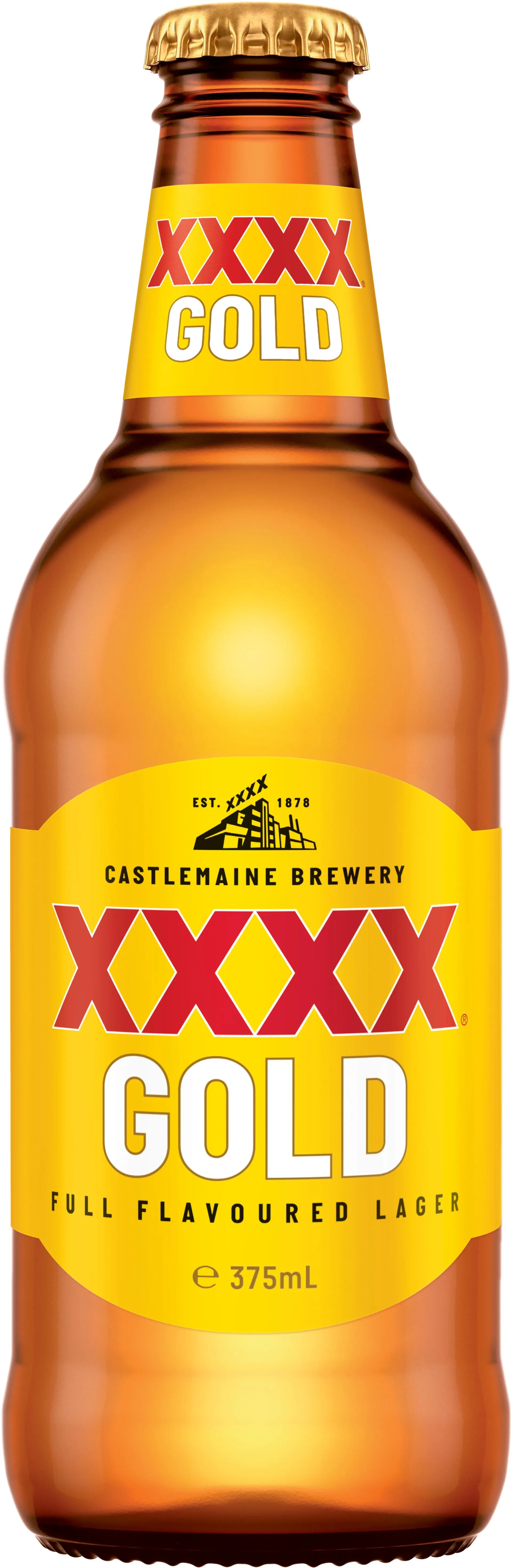 XXXX Gold 3.5% Bottle 24X375ML