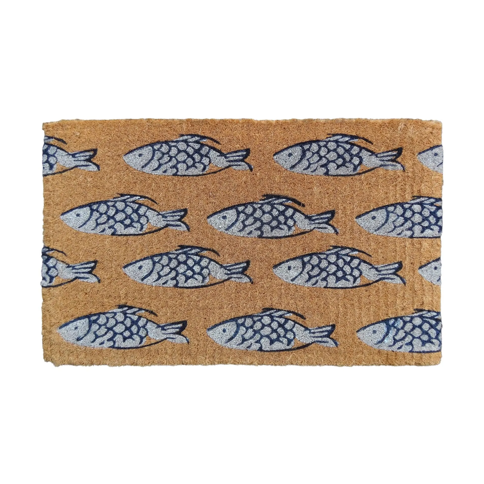 Fish School Coir Doormat 75x45cm