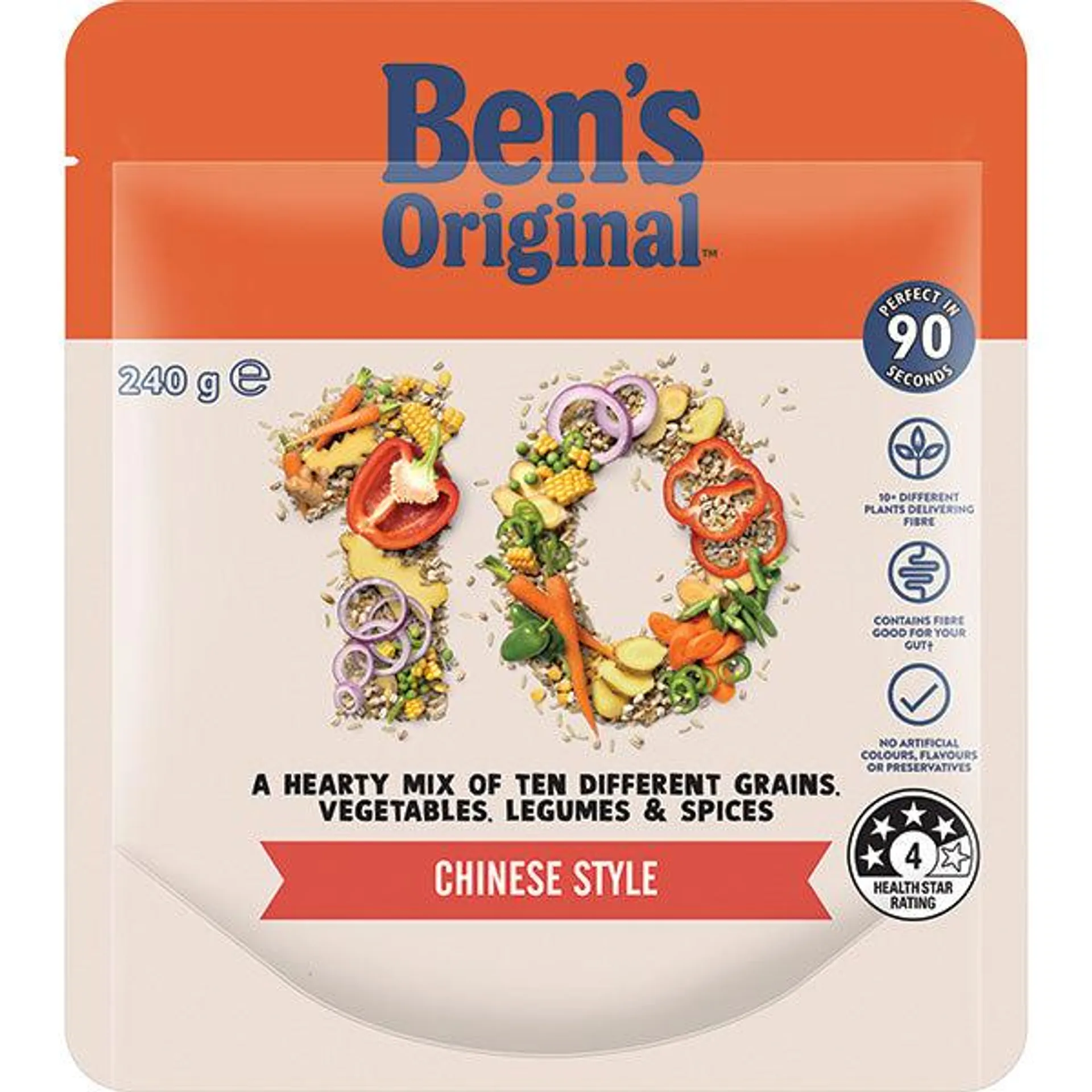 3 for $4 - Bens Original 10+ Microwave Chinese style Rice 240g