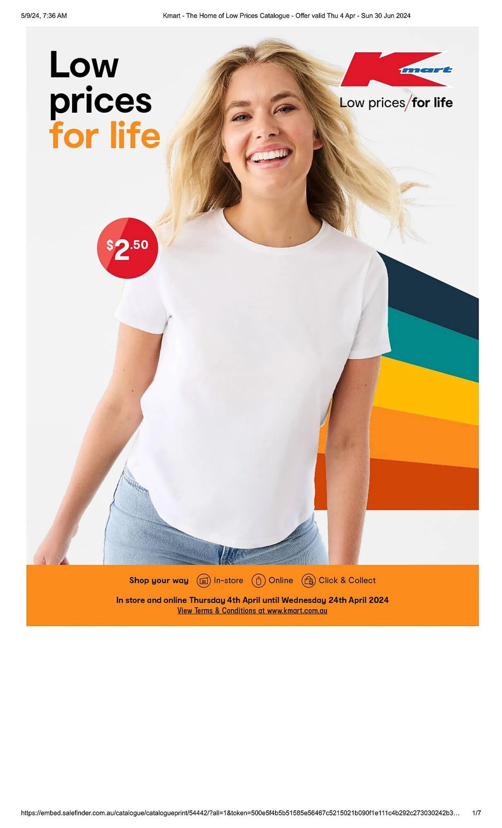 Kmart catalogue - Catalogue valid from 9 May to 30 June 2024 - page 1