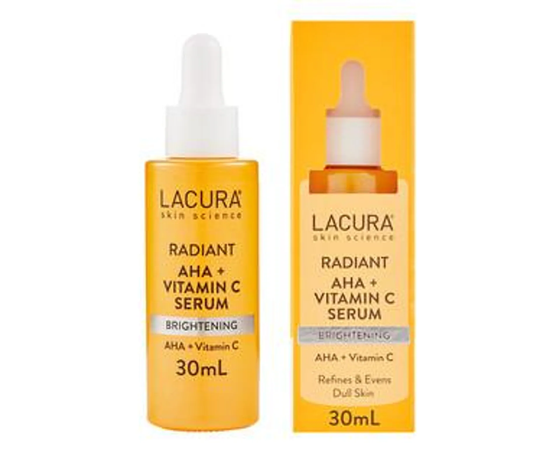 LACURA ® Skin Science Radiant AHA + Vitamin C Serum 30ml